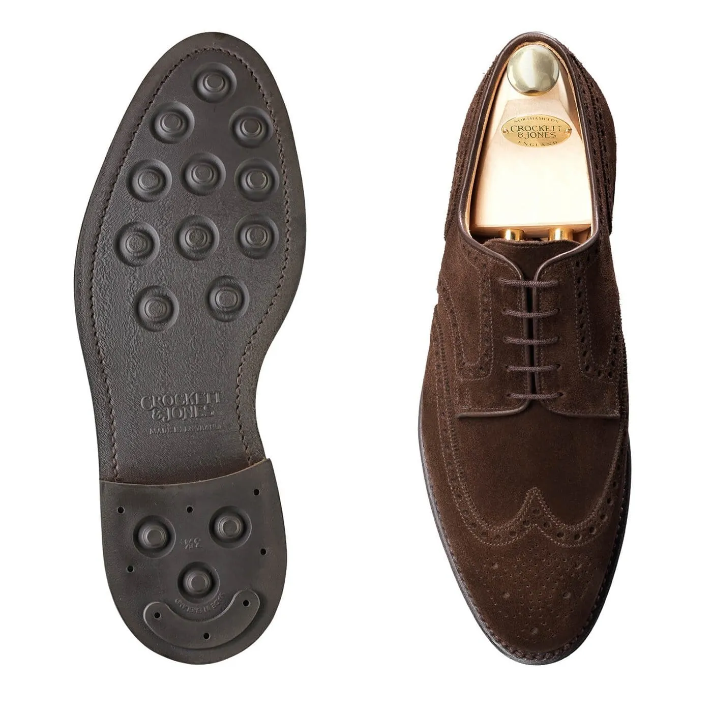 Swansea Dark Brown Suede Comfortable Design