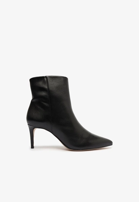 Magali Mid Leather Bootie Cosmic Glow