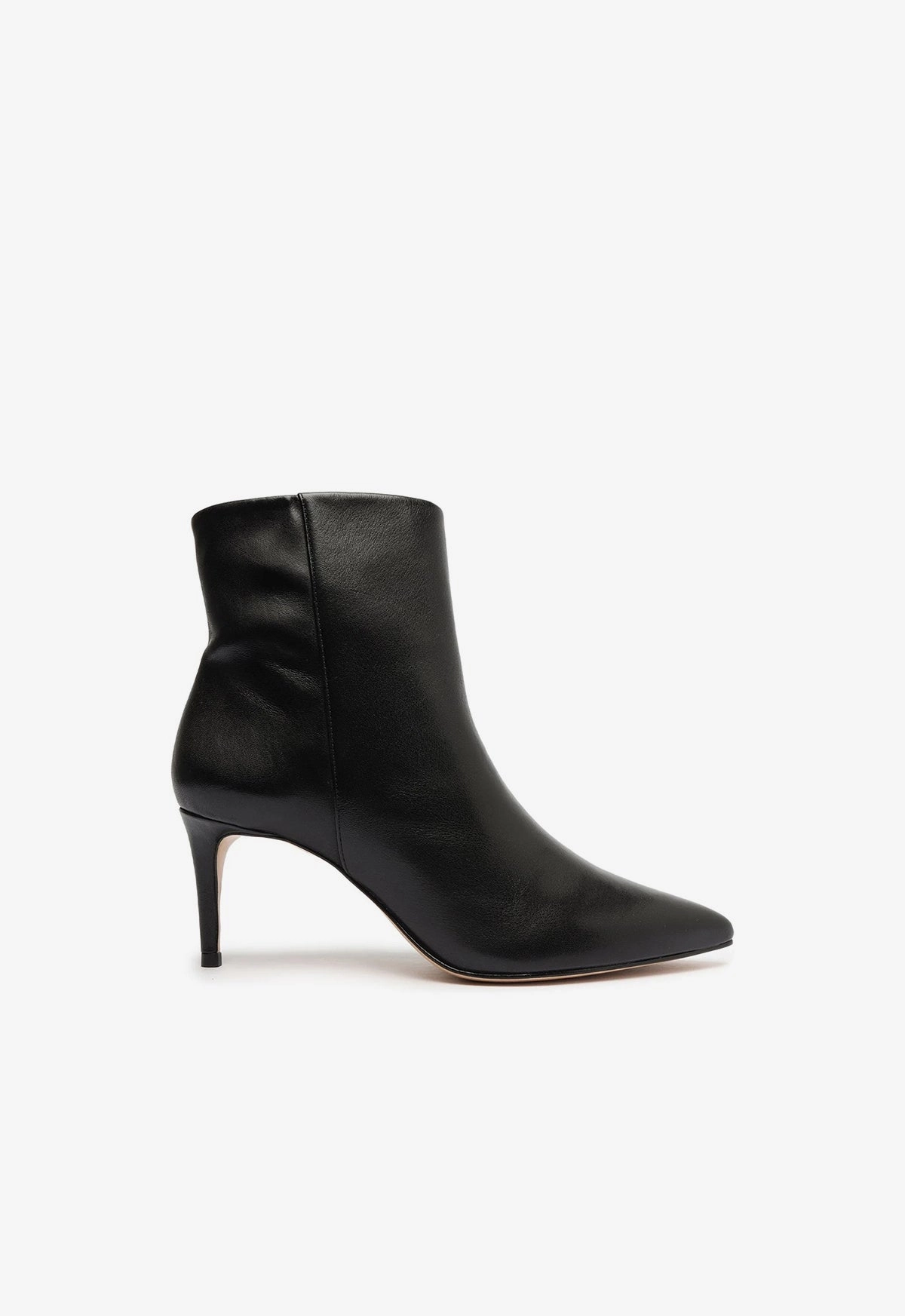 Magali Mid Leather Bootie Cosmic Glow