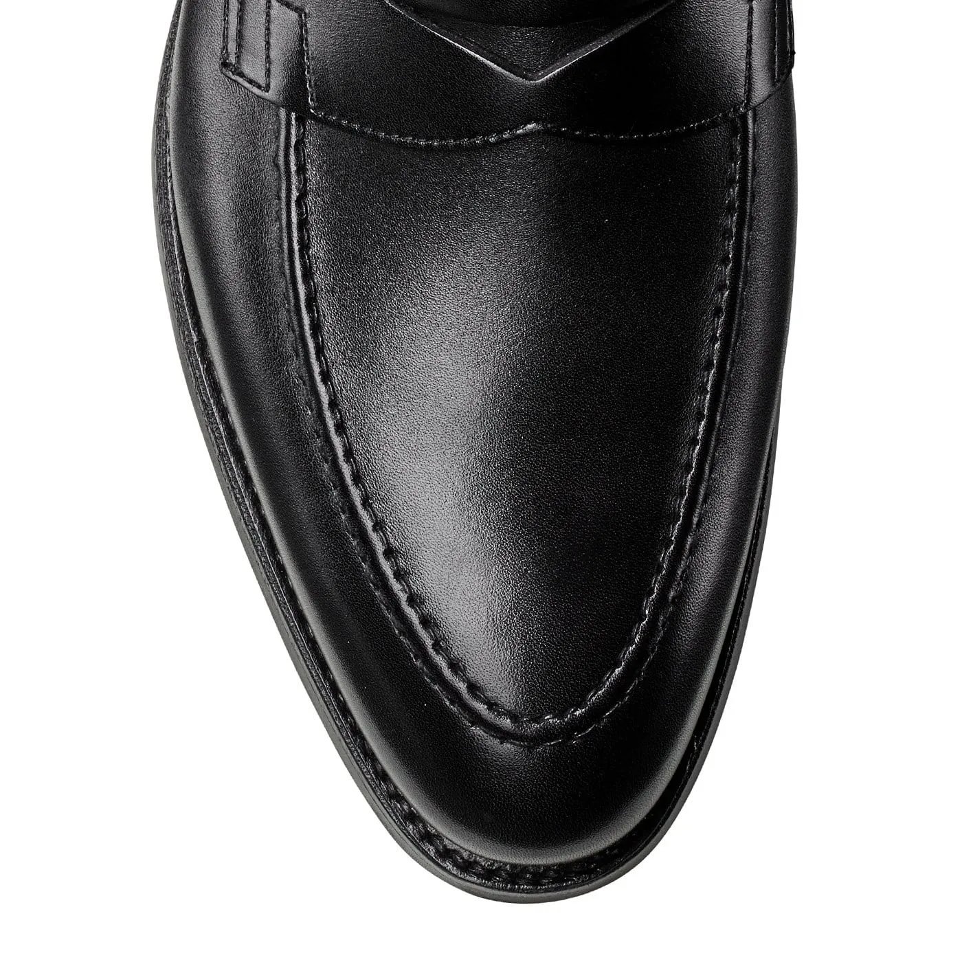 Sydney Black Calf (City Sole) Quiet Step Traction pattern