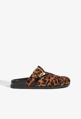 Sydney Calf Hair Clog warm glow