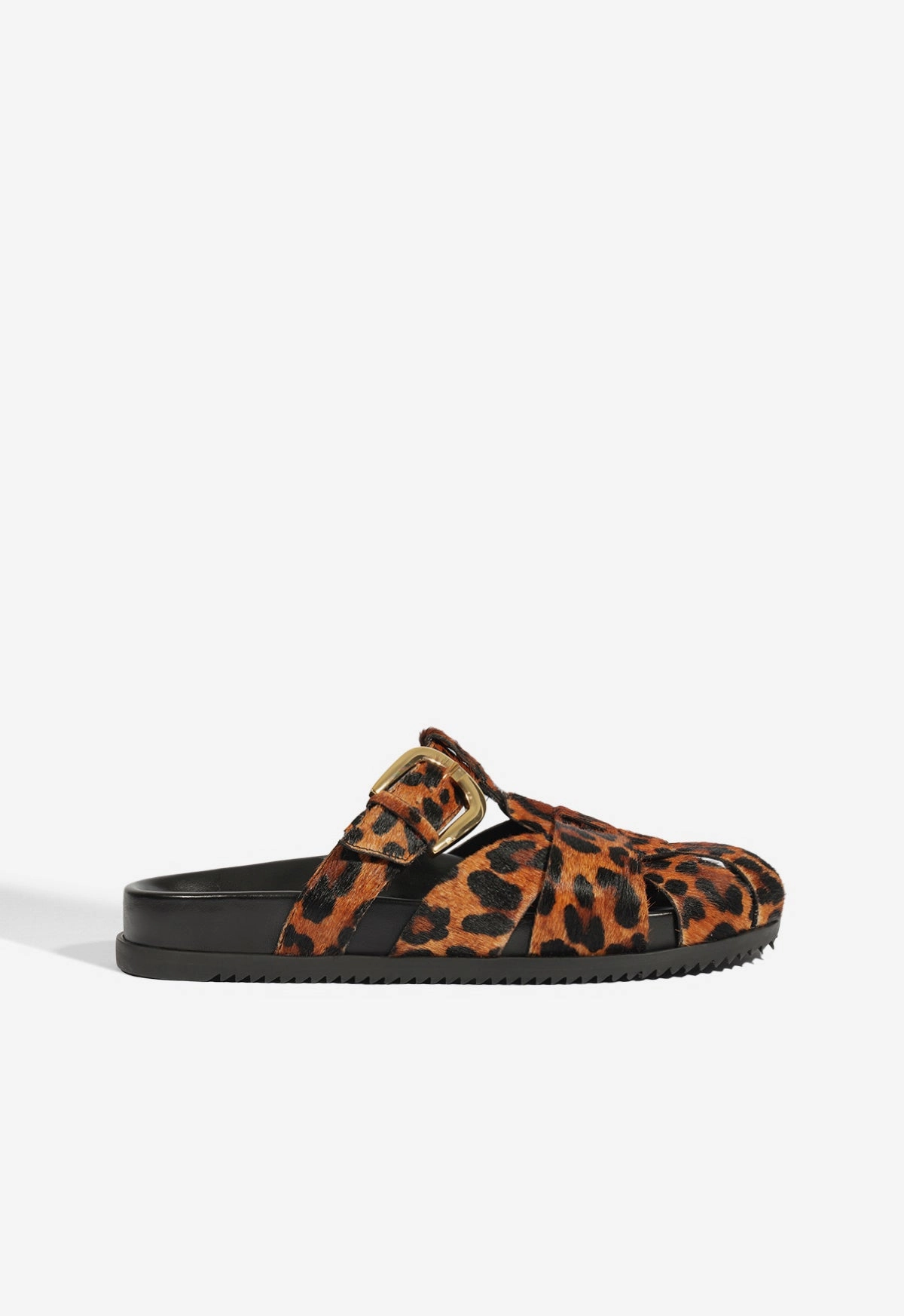 Greek Ease Harbor Mood Sydney Calf Hair Clog