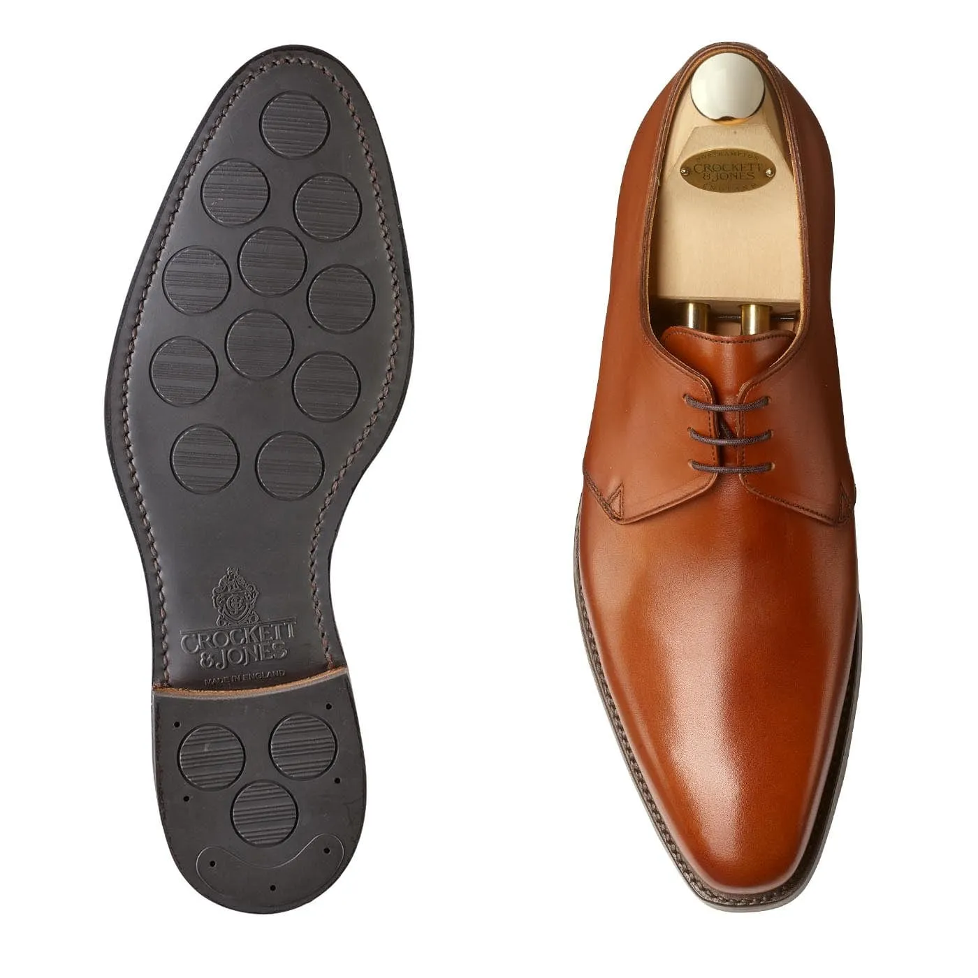 Reinforced Seams Highbury Chestnut Burnished Calf