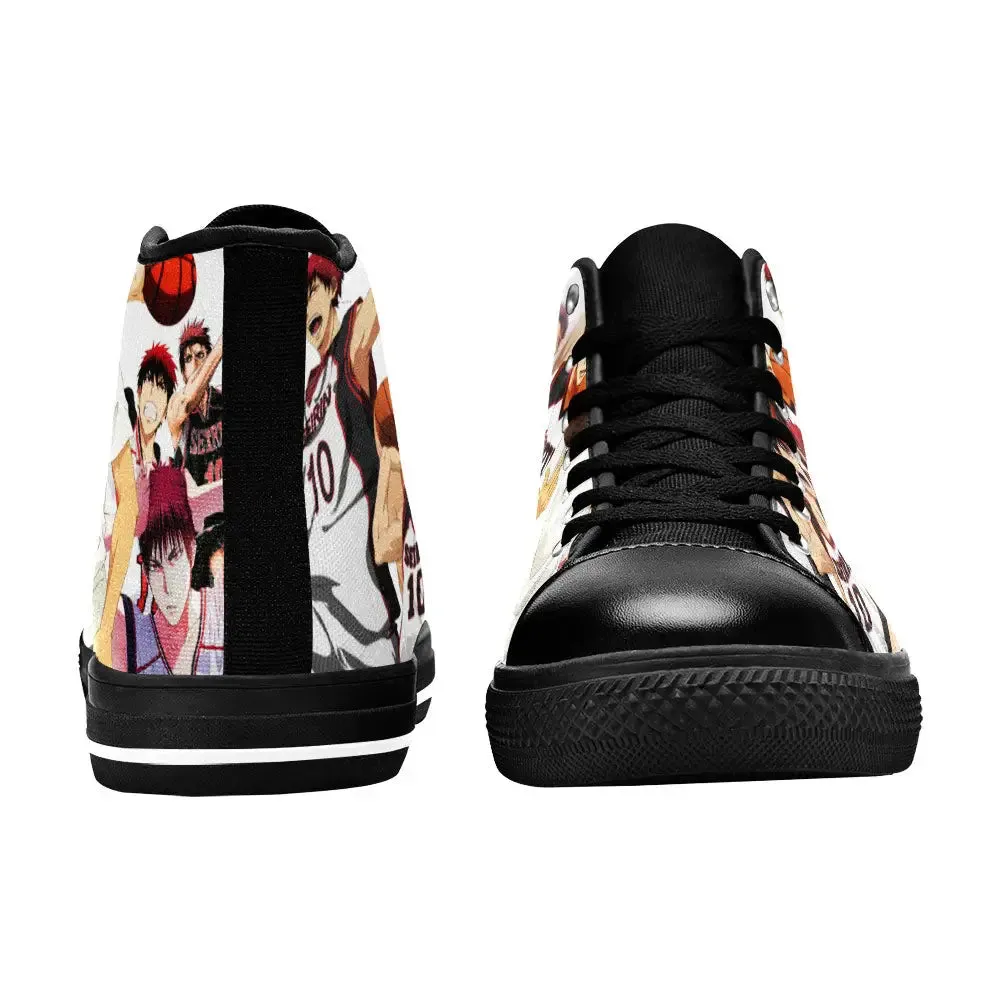 Taiga Kagami Kuroko Basketball Shoes High Tops Sneakers for Kids and Adults