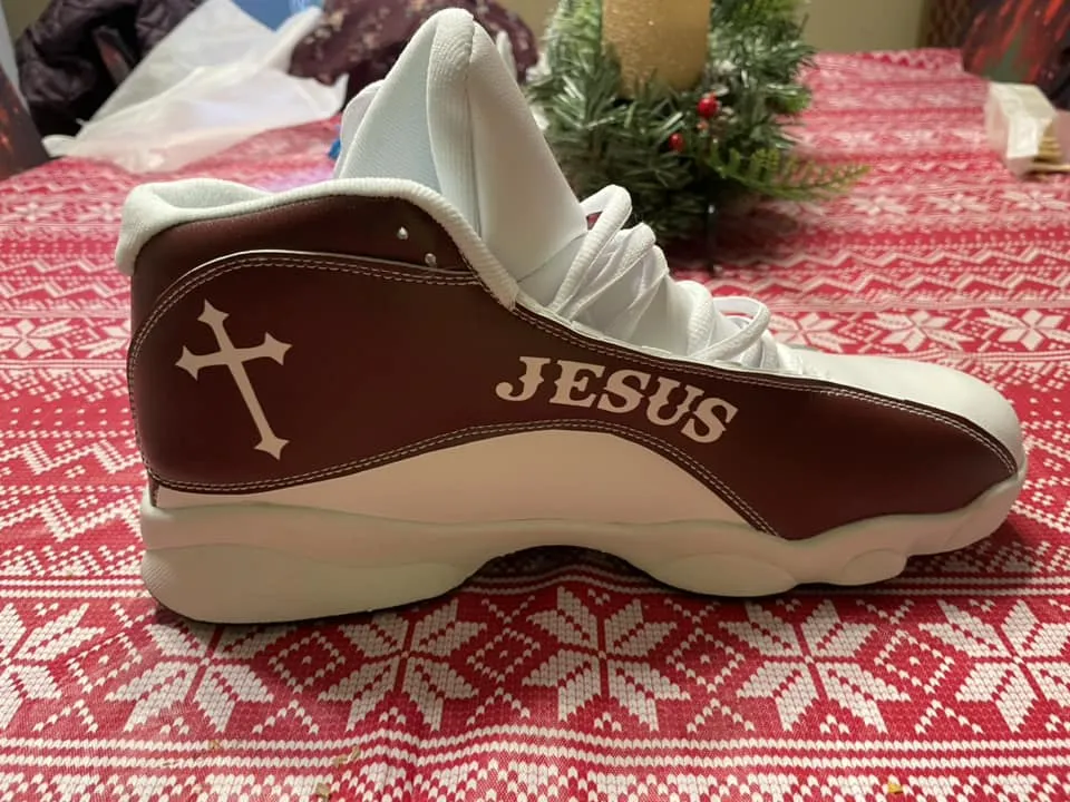 Teesdily | Customized Jesus Purple Lion Of Judah Basketball Shoes, Christian Religious Gifts Unisex Shoes With Thick Soles