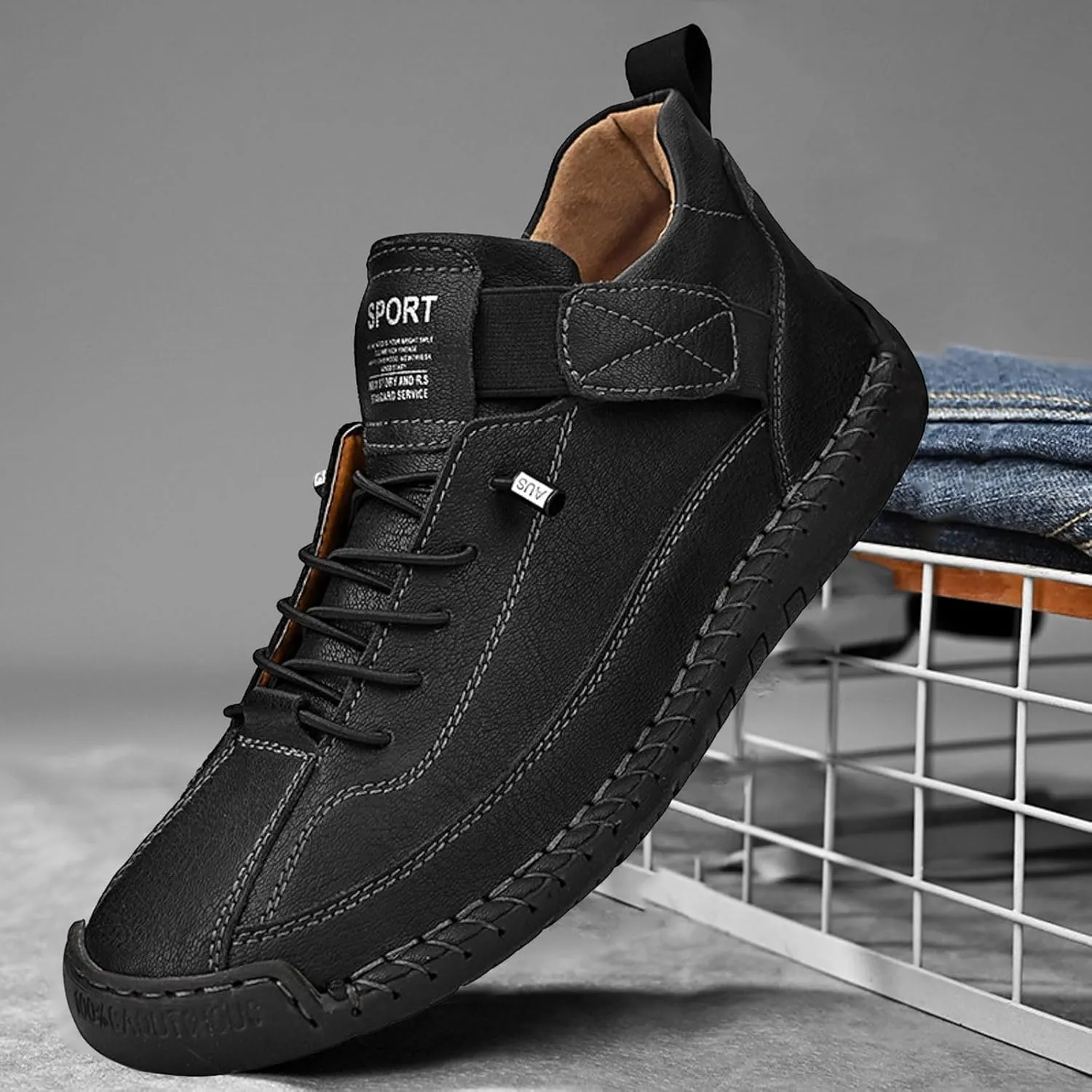 Tennis Walking Shoes Men's Fashionable and Comfortable Low Top Workwear Wear Outdoor Casual Shoes
