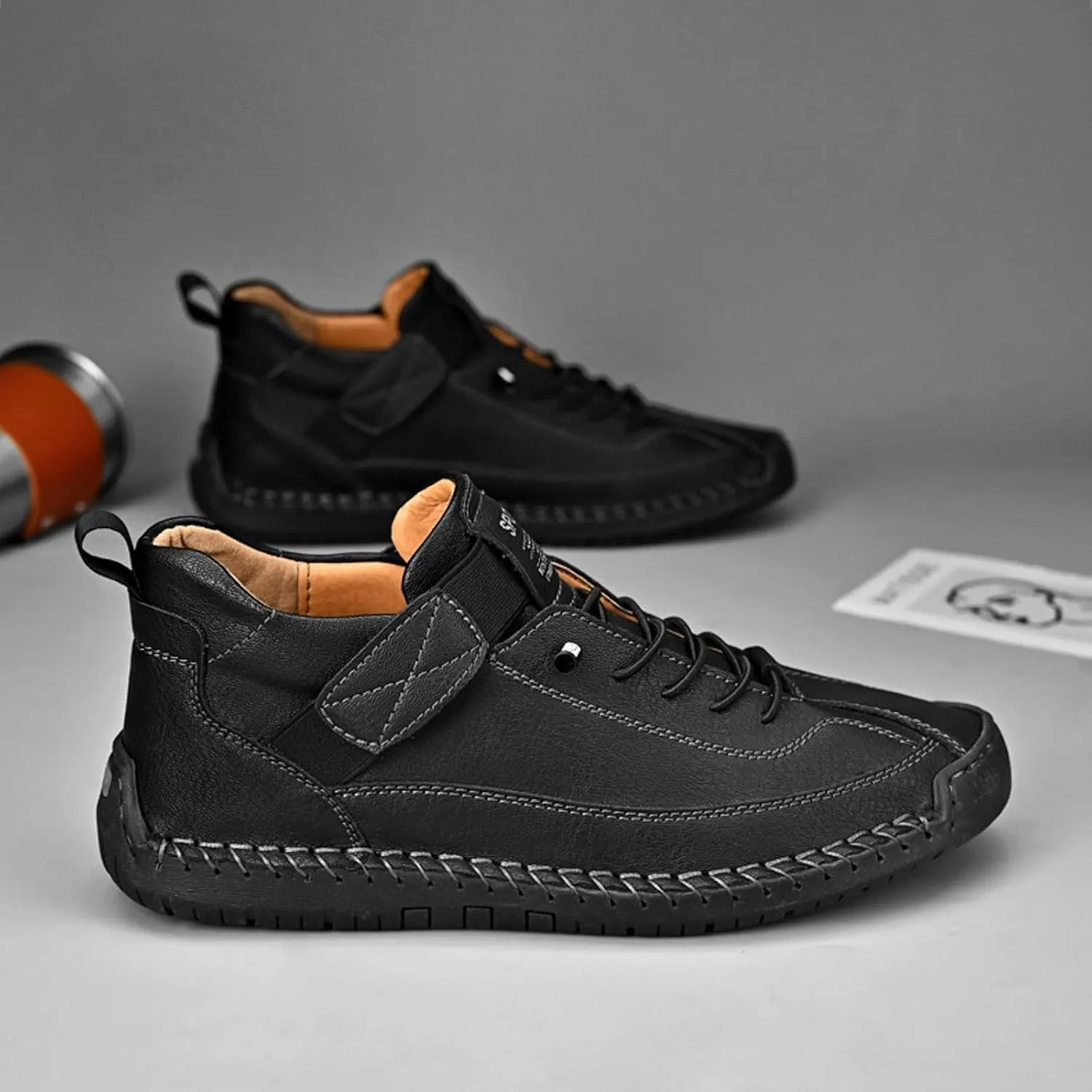 Tennis Walking Shoes Men's Fashionable and Comfortable Low Top Workwear Wear Outdoor Casual Shoes