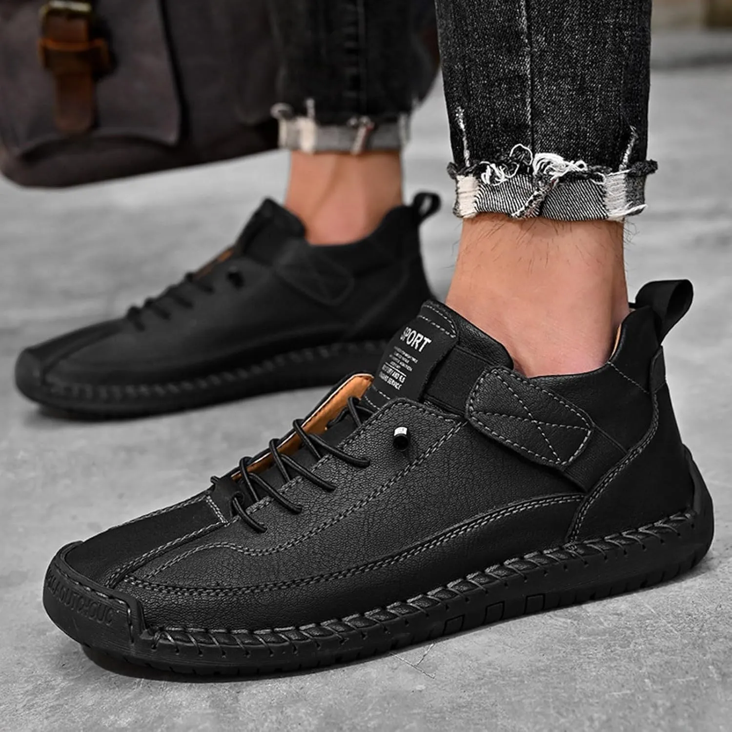 Tennis Walking Shoes Men's Fashionable and Comfortable Low Top Workwear Wear Outdoor Casual Shoes