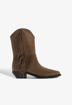 Tess West Suede Bootie Adult Ease Weatherproof Protective Coating