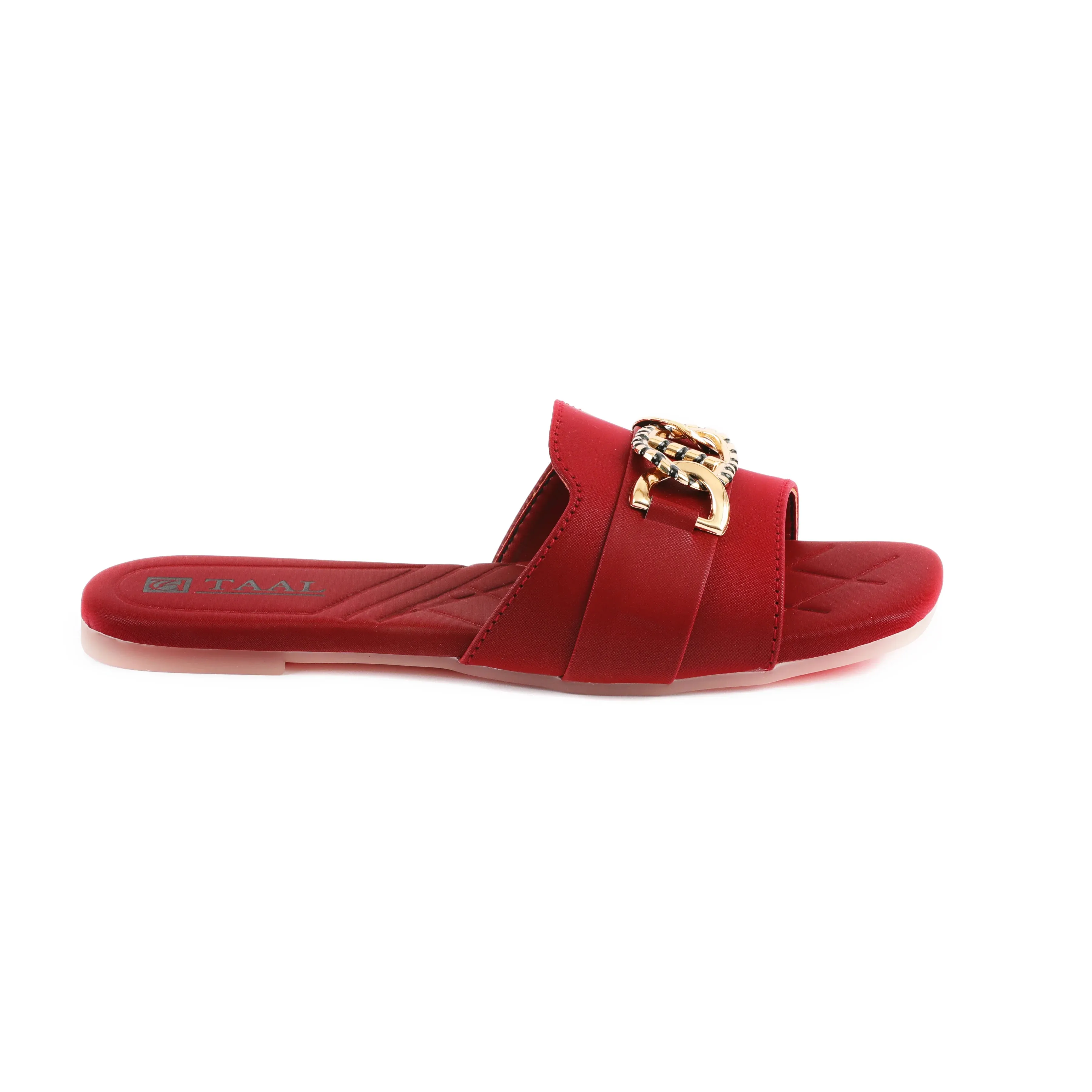 Termas Maroon Women Flat Slippers