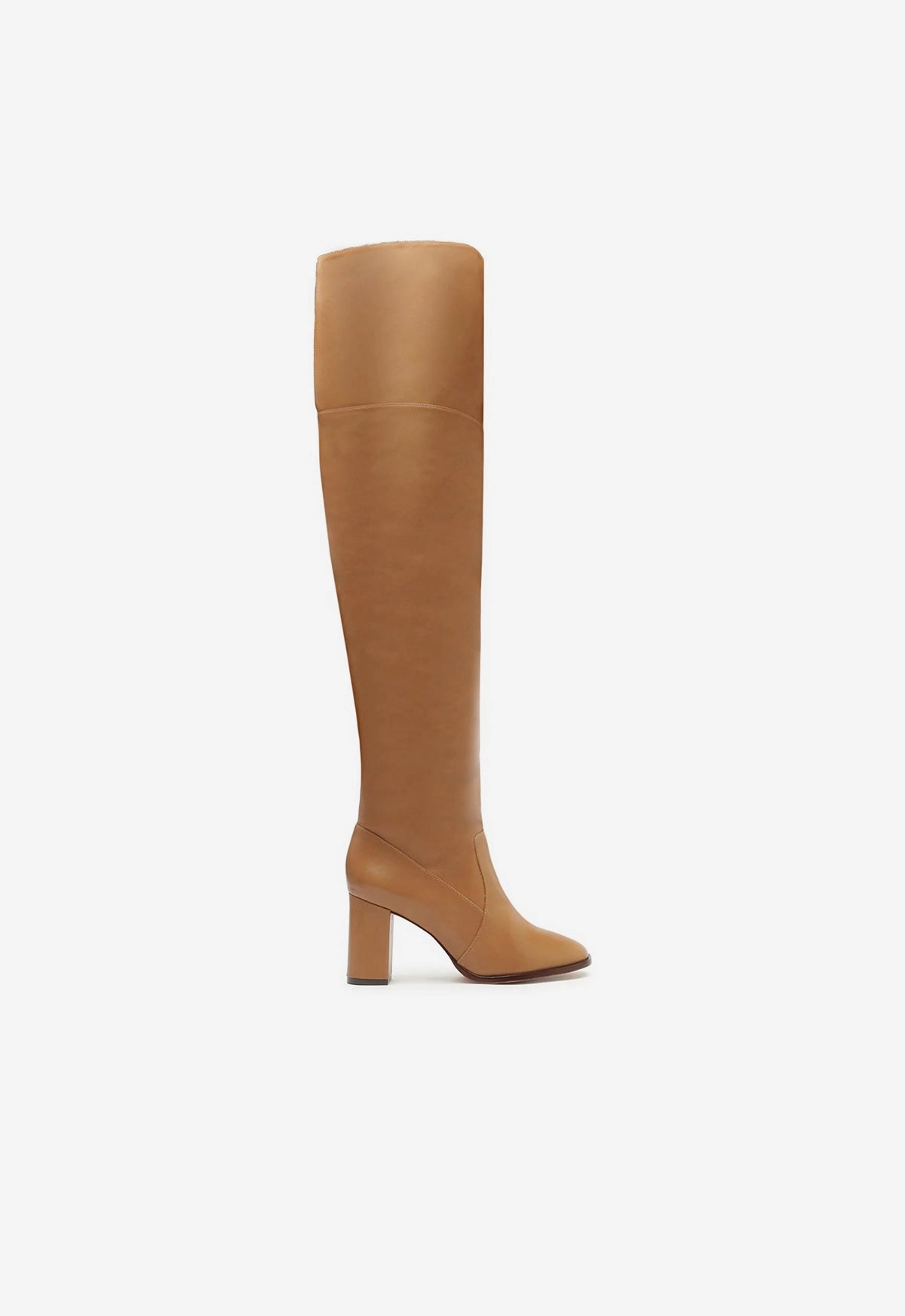 Office Cool Rubber Sole Terrance Over the Knee Block Boot