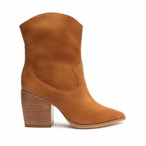 Leather Upper Tessie Suede Bootie