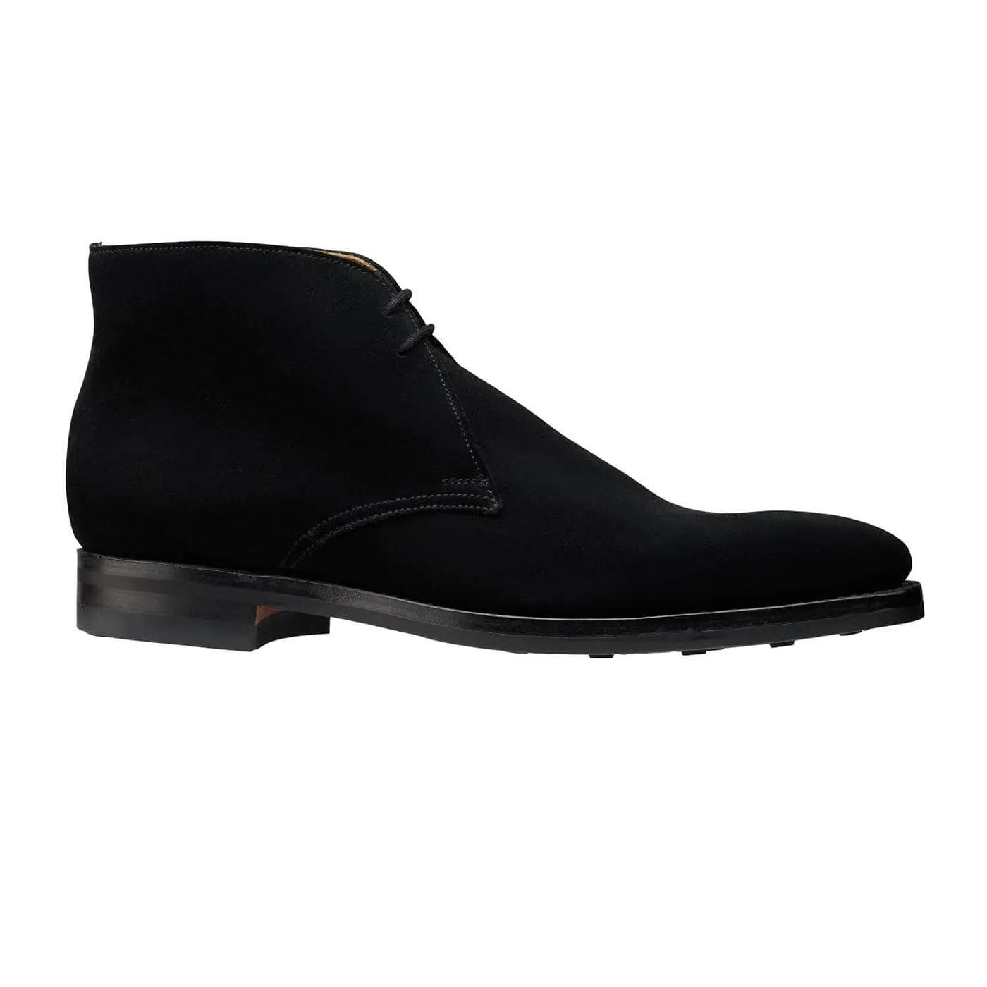 Sock Fit Flexible Frame Urban Traveler Tetbury Black Suede