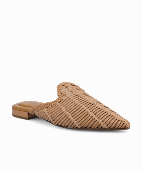 Comfort Wedge The Goldfinch 15 Woven Slide - Toffee Woven