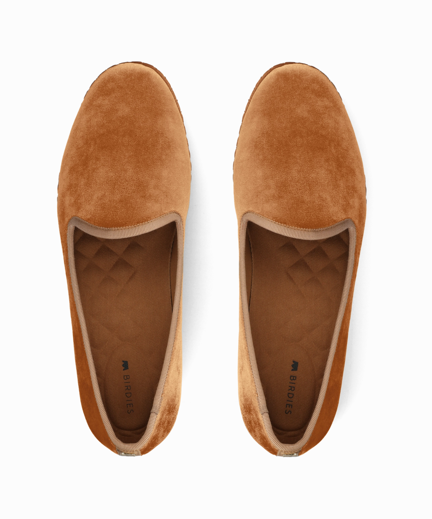 The Heron - Tan Velvet Adjustable Straps