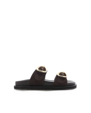 Port Glow THERESA - DARK CACAO SUEDE