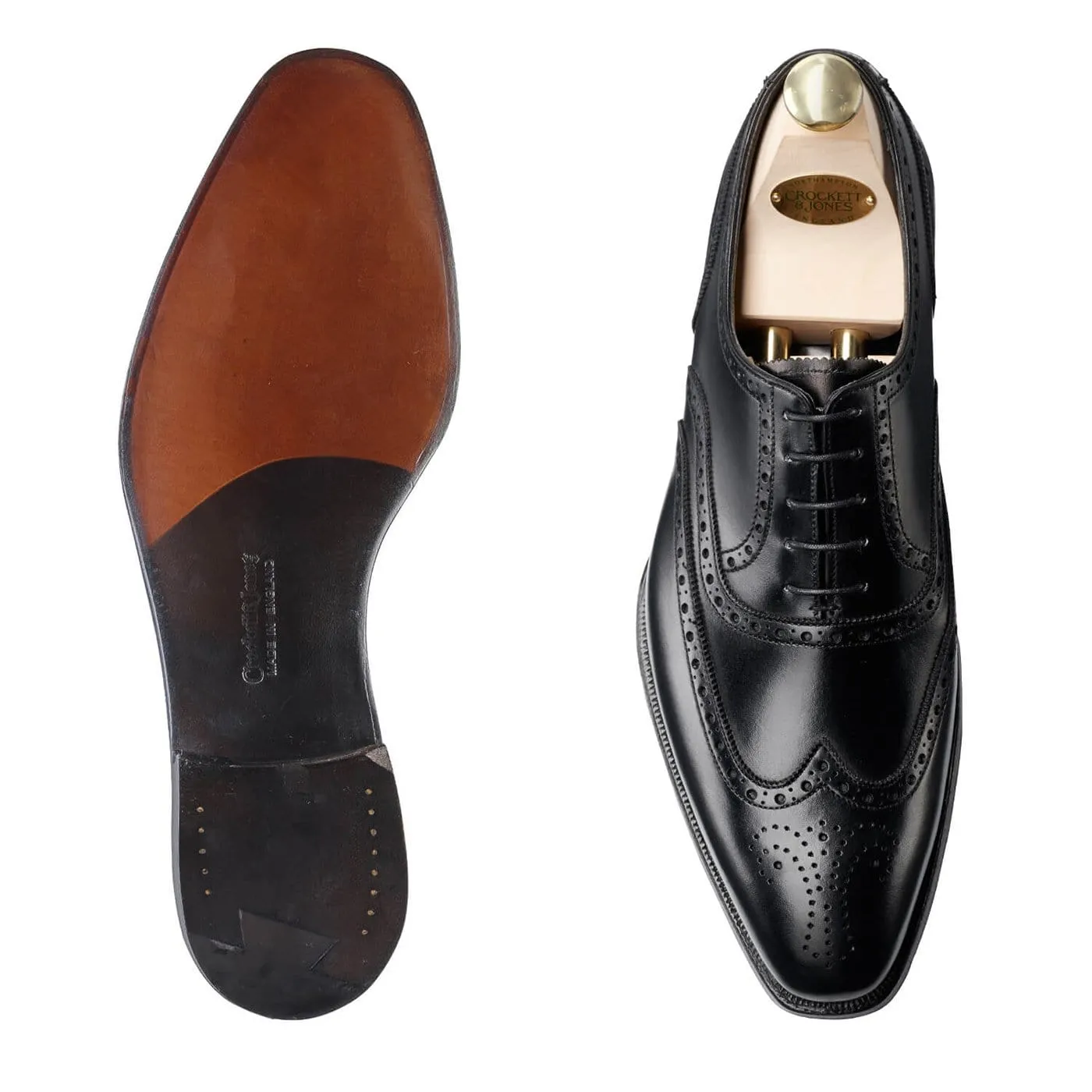 Compression Molded Midsole Fairford Black Calf