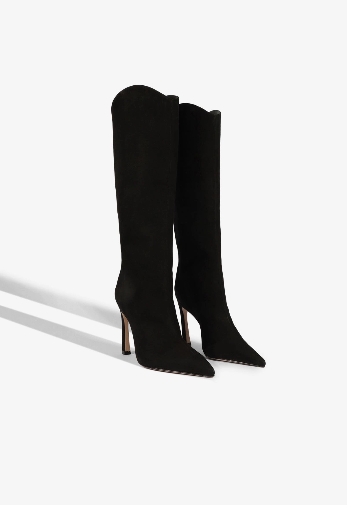 Maryana Sculpt Leather Boot Arch Lift Evening Stiletto