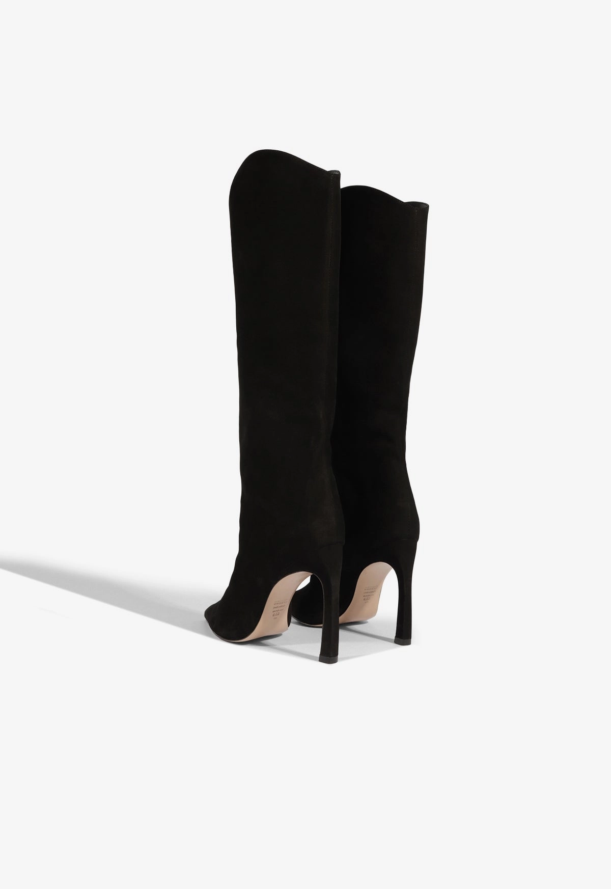 Maryana Sculpt Leather Boot Classy Boots Shiny Finish