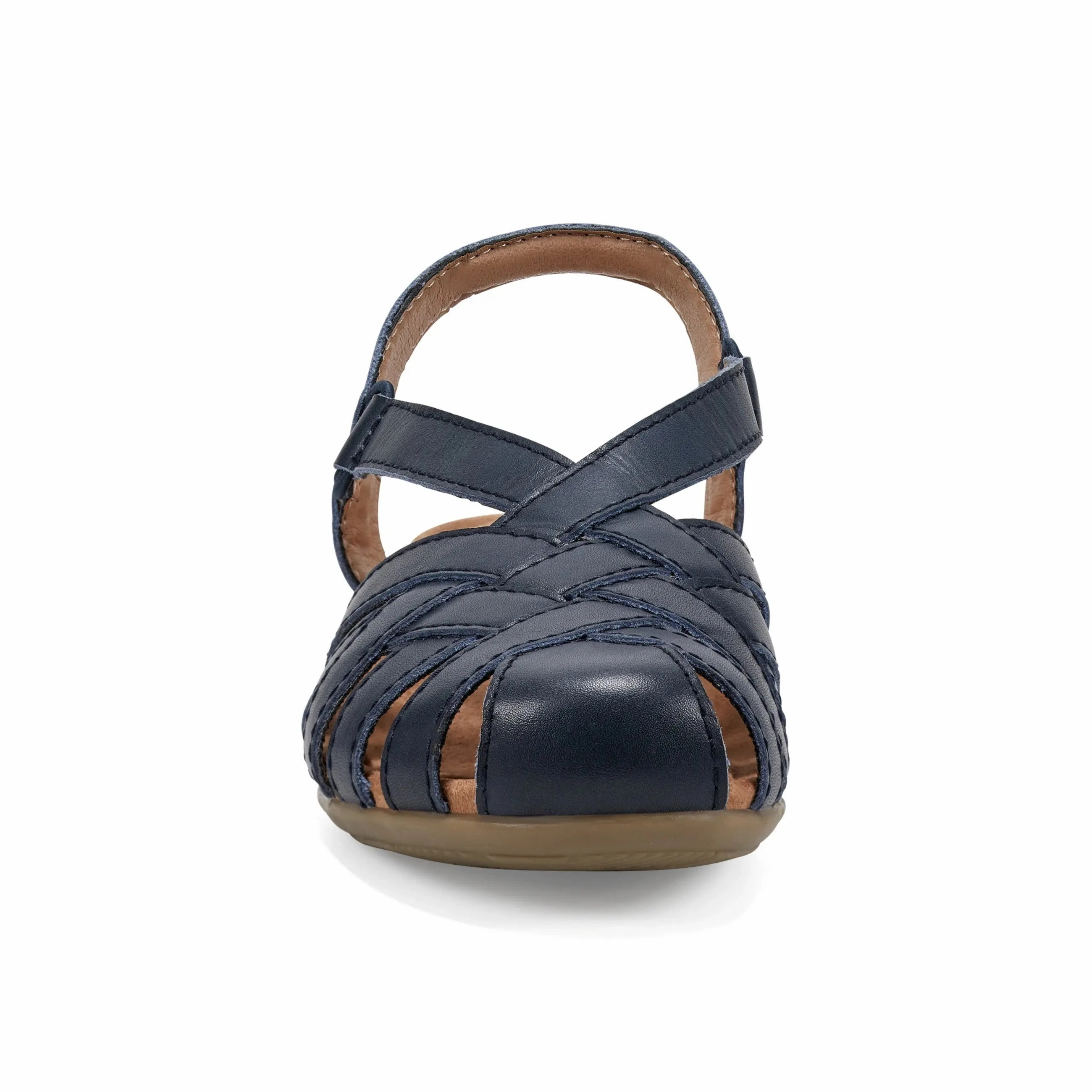 Evening Glow Late Stroll Berri Woven Casual Round Toe Slip-on Sandals