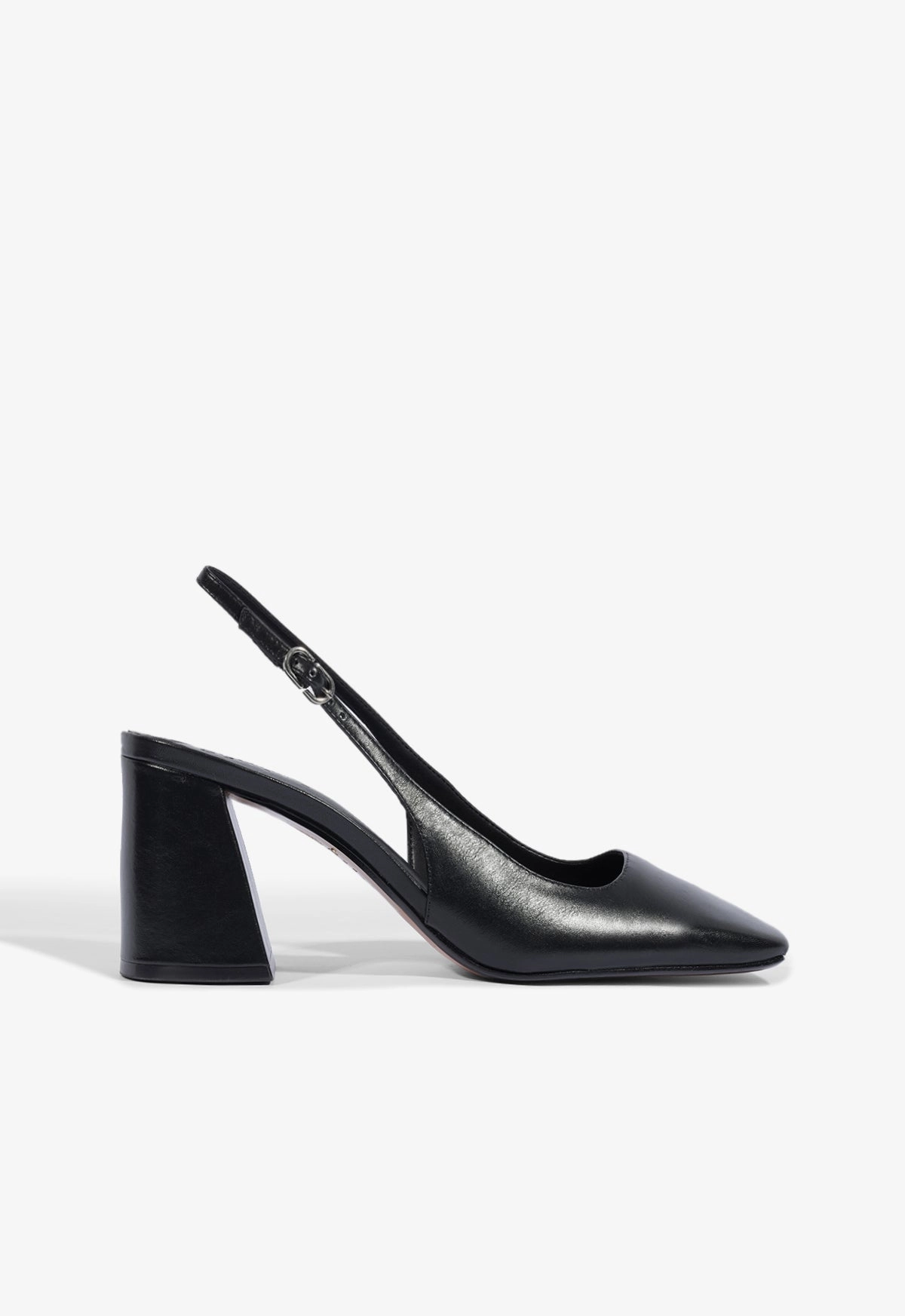 Posture Aligning Footbed Leia Block Leather Pump