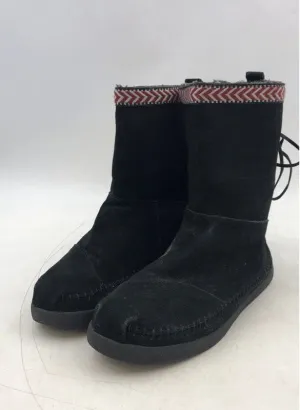 Toms Women's Black Snow Boots - Size 11.5