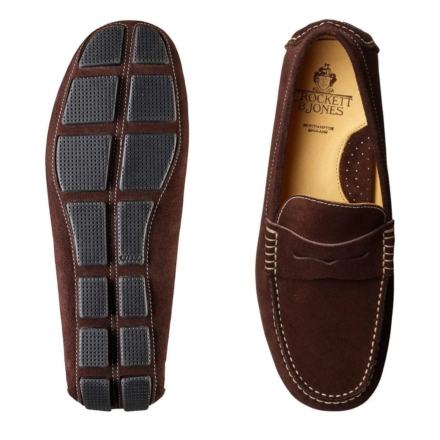 Torino Dark Brown Suede Rich Glow Wet Land