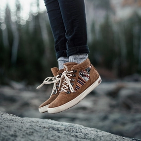 Animal Spot Shock Absorbing Cold Weather Commuter Tan Suede Camping Boot