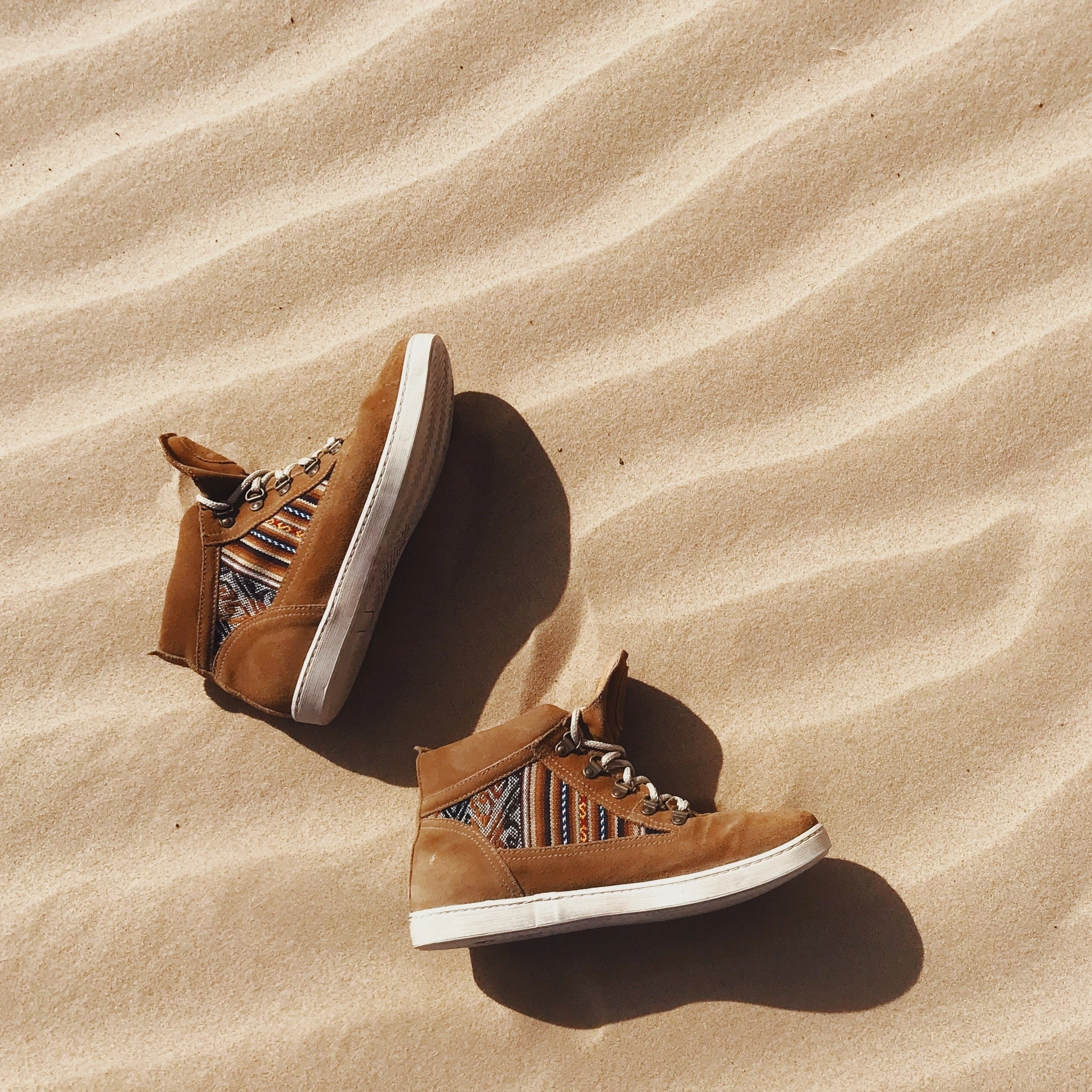 Tan Suede Camping Boot Earth Tones