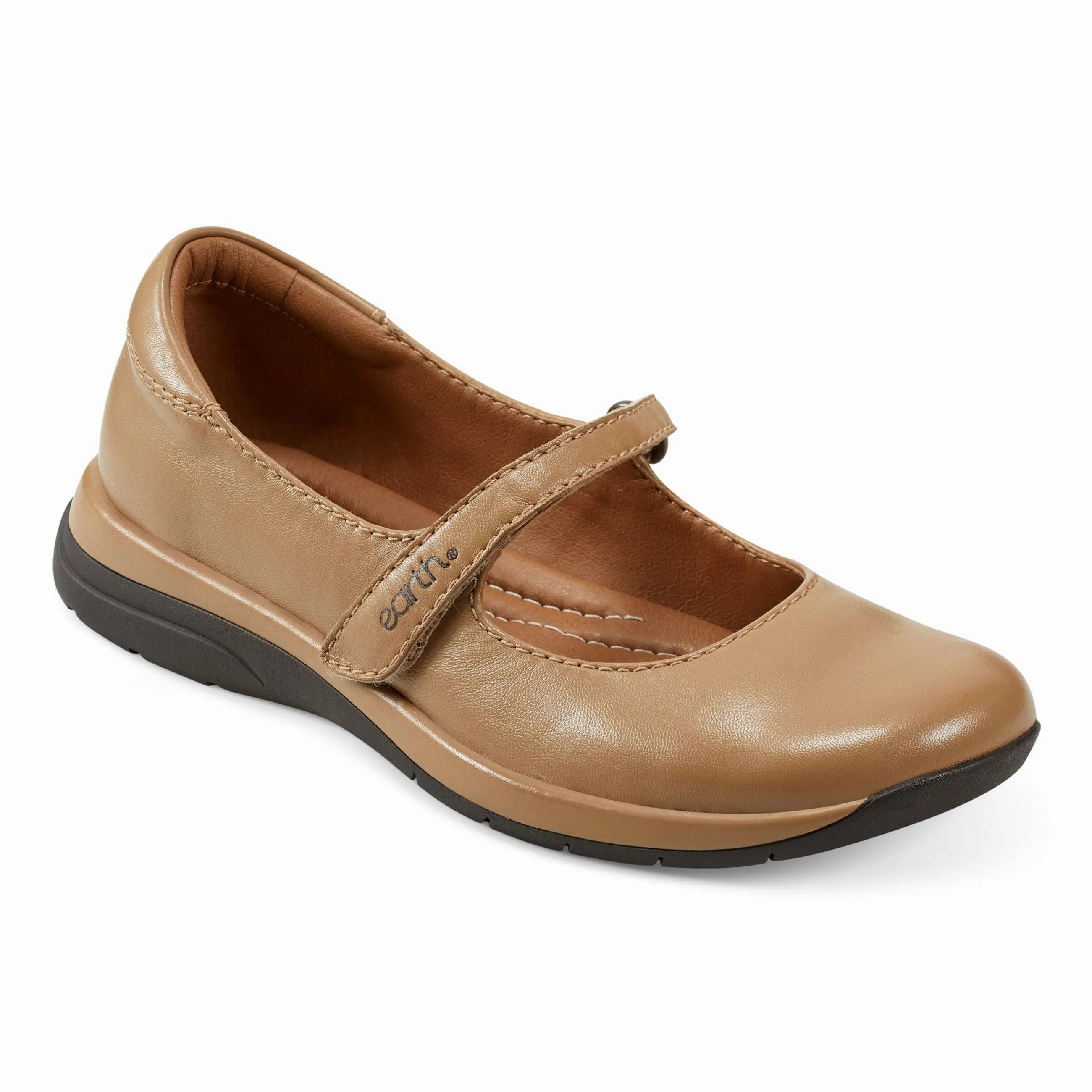 Tose Lug Sole Square Toe Casual Ballet Flats Run Step