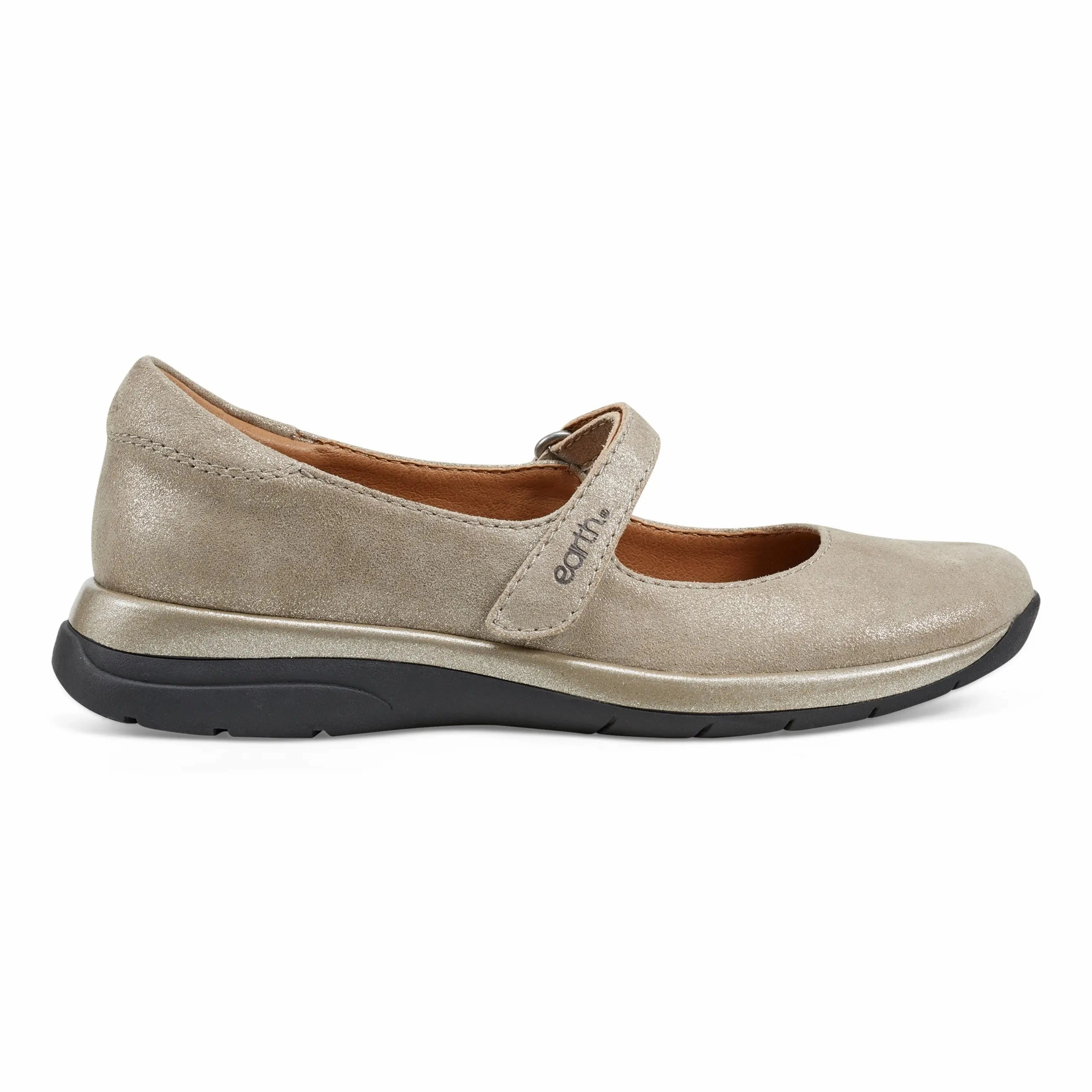 Port Glow Tose Lug Sole Square Toe Casual Ballet Flats