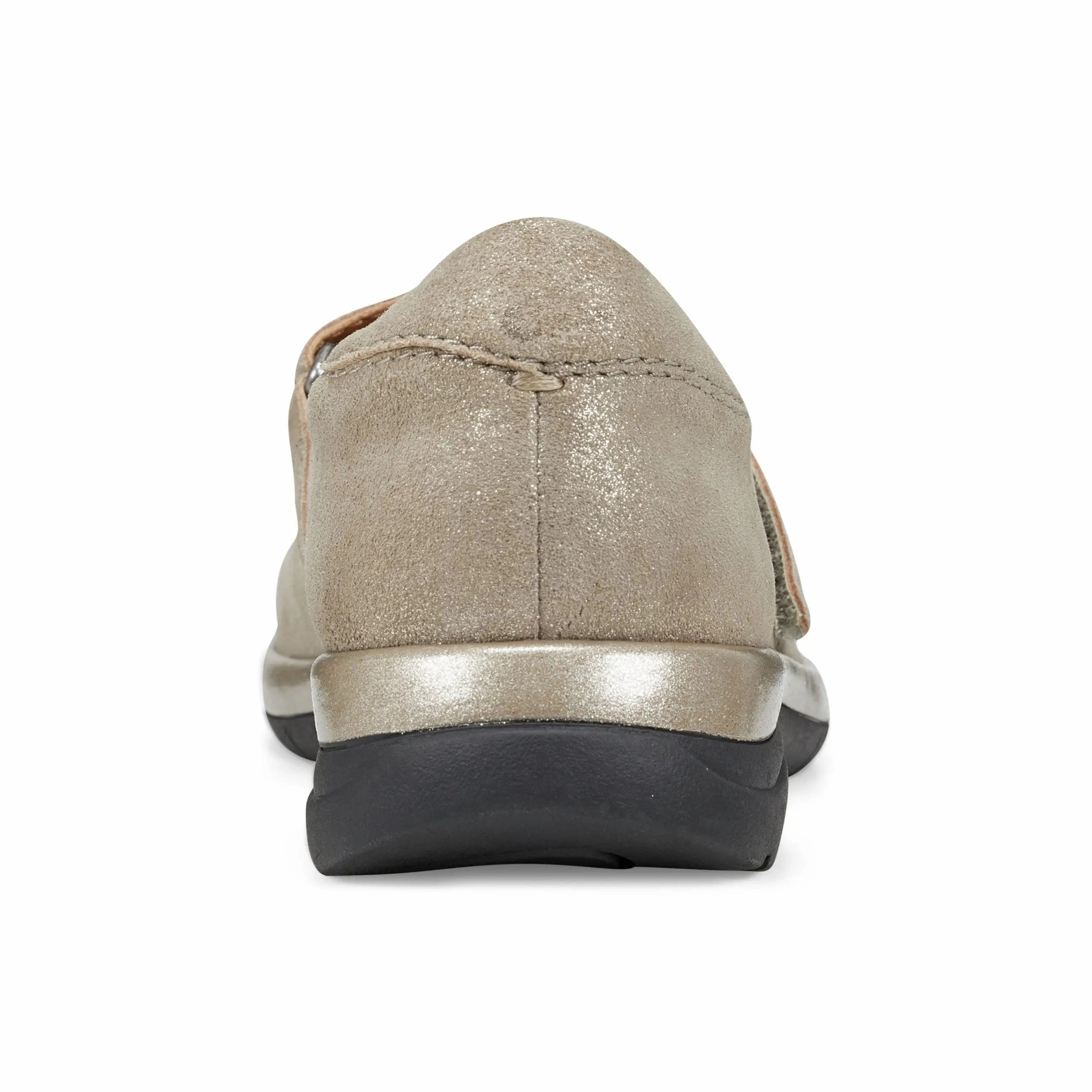 Metal Buckle Tose Lug Sole Square Toe Casual Ballet Flats