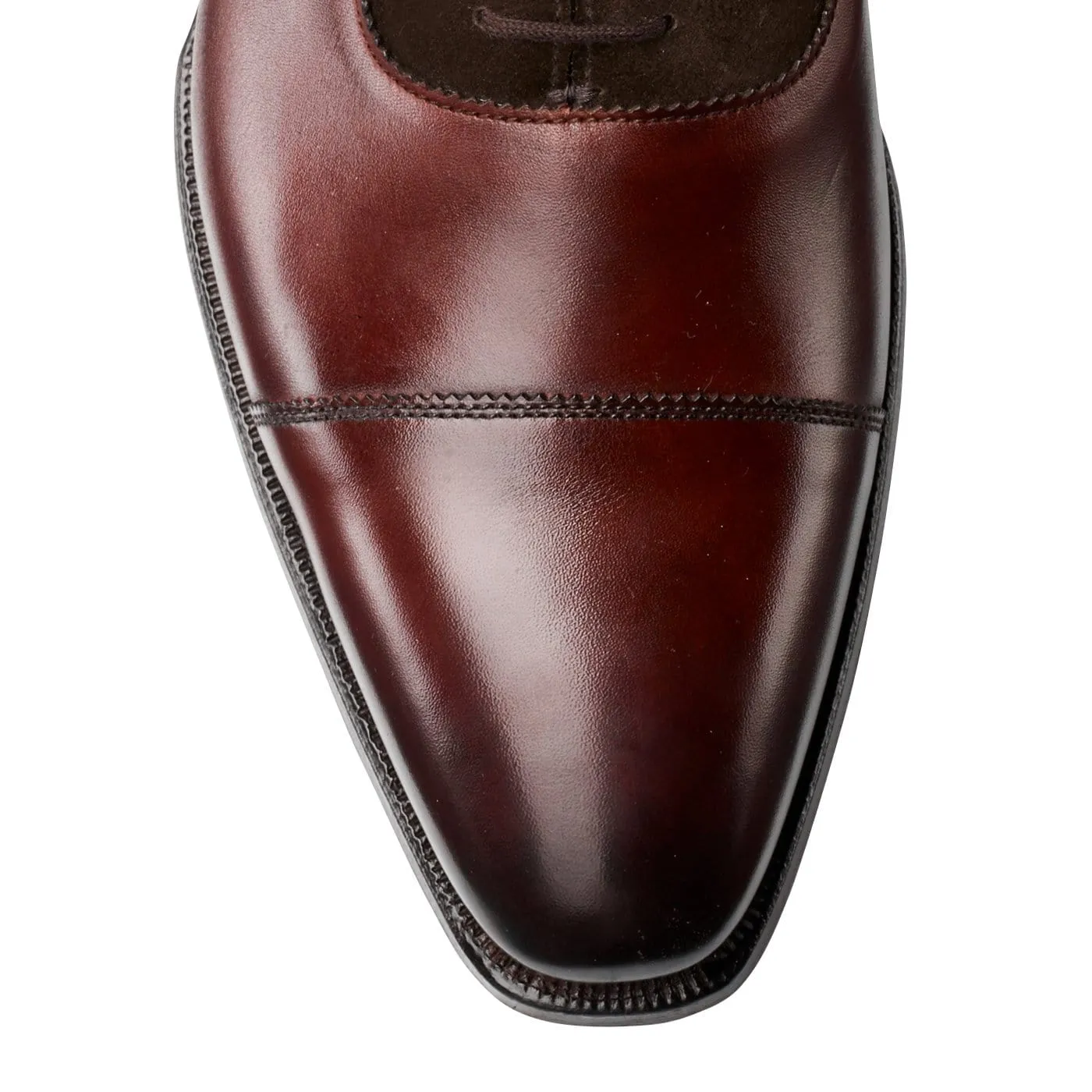 Charlton Chestnut Calf & Dark Brown Suede Comfortable ankle All Weather City Walking