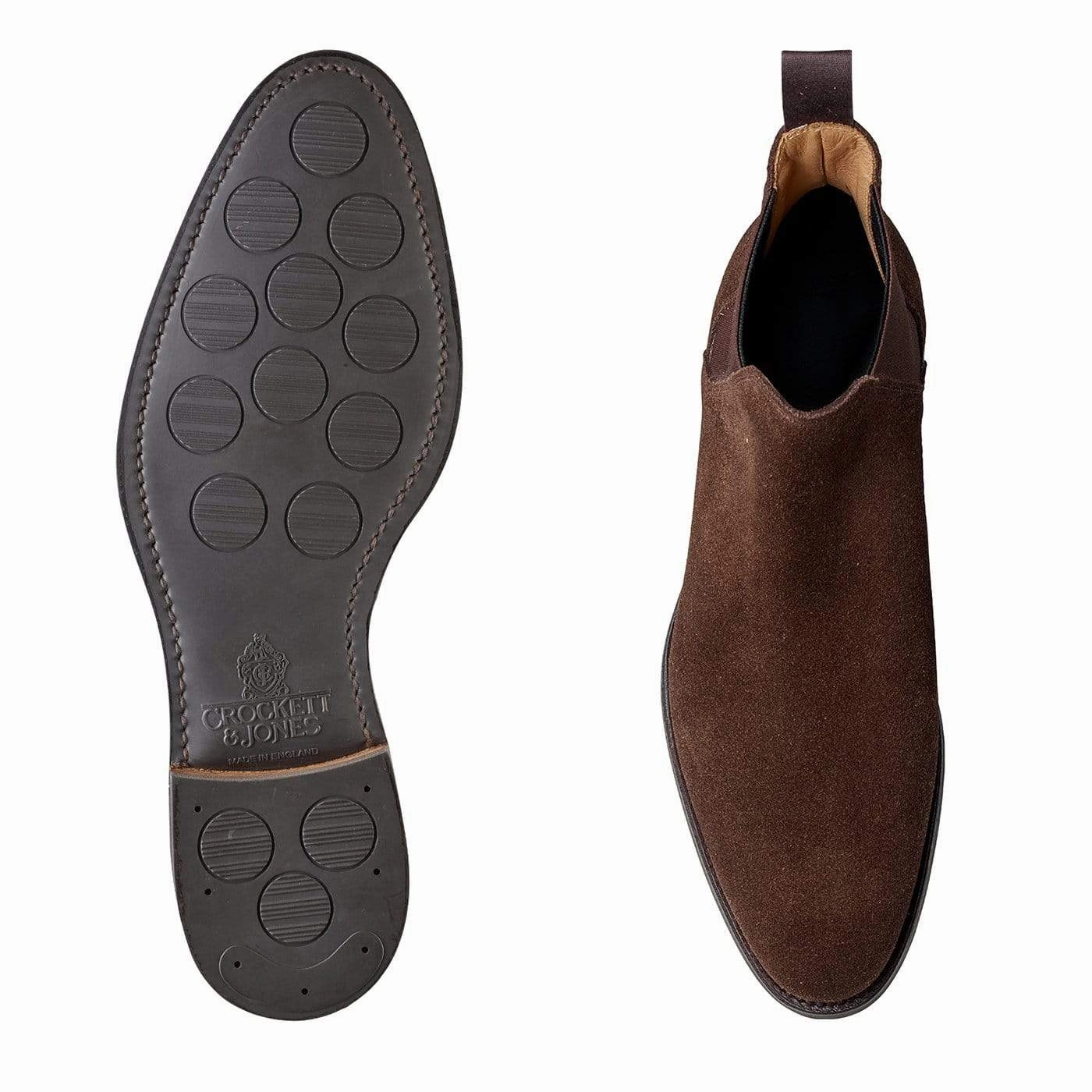 Chelsea 8 Dark Brown Suede (G Fitting) Hiking Essential Reinforced Eyelets