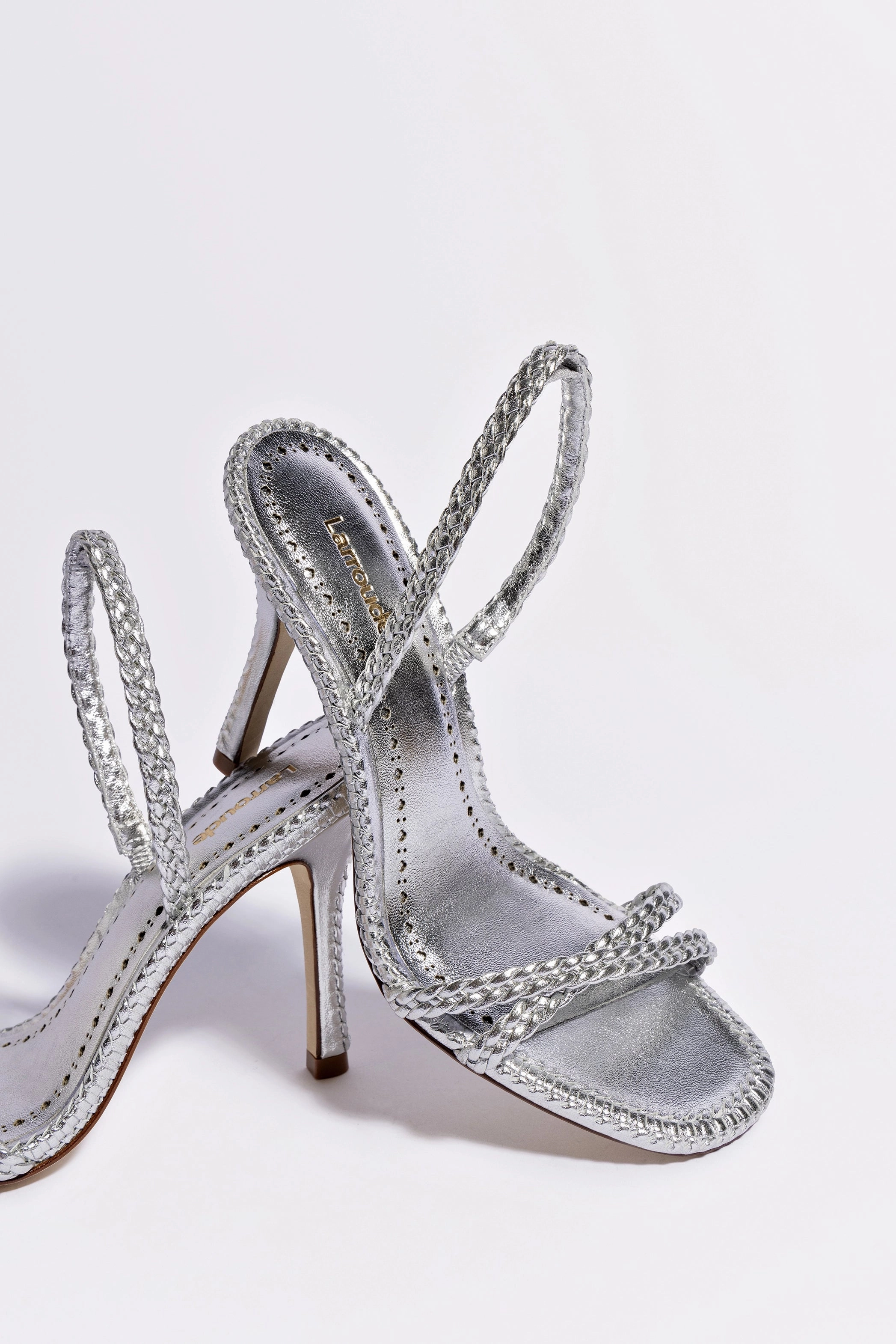 Pool Day Trail Ease Annie Sandal In Silver Metallic Leather
