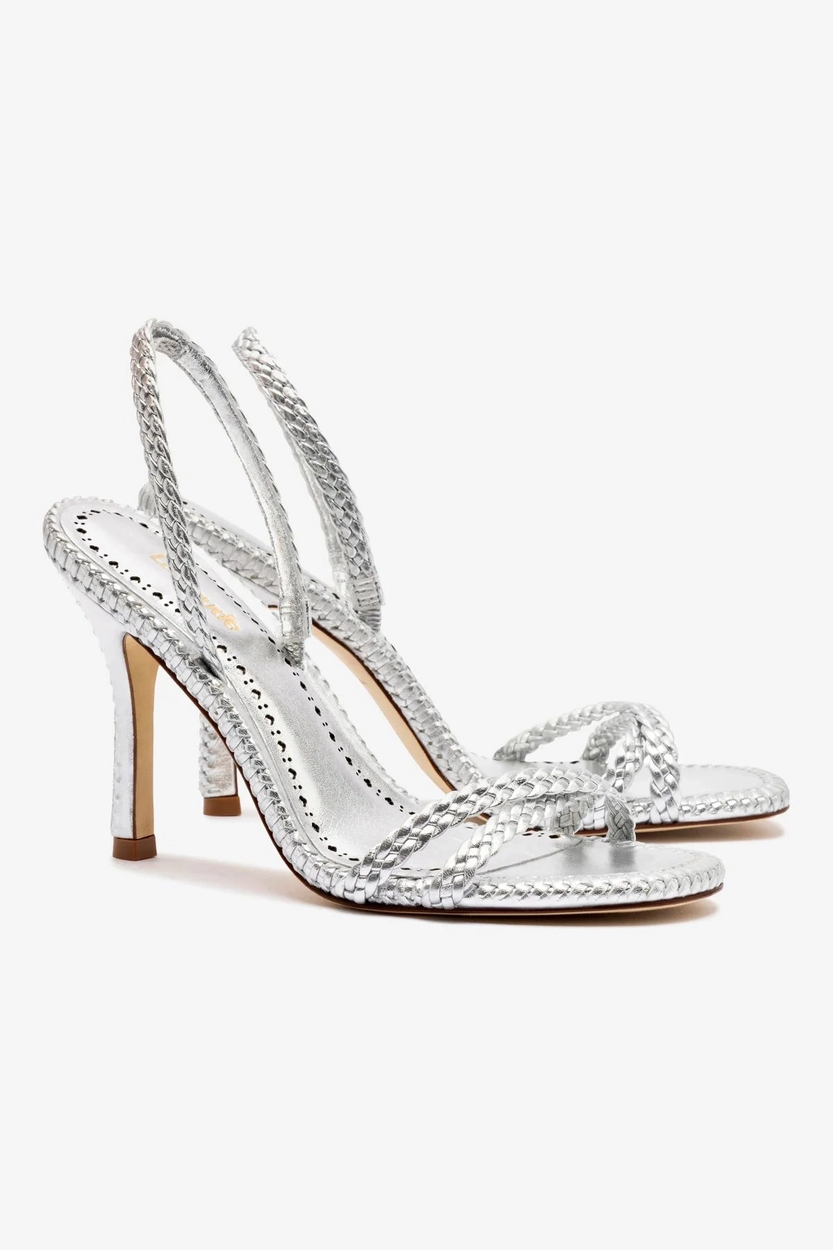 Trail Ease Annie Sandal In Silver Metallic Leather studded Quick Drying Materials