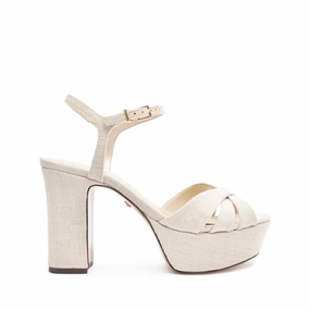 Keefa Linen Sandal Padded