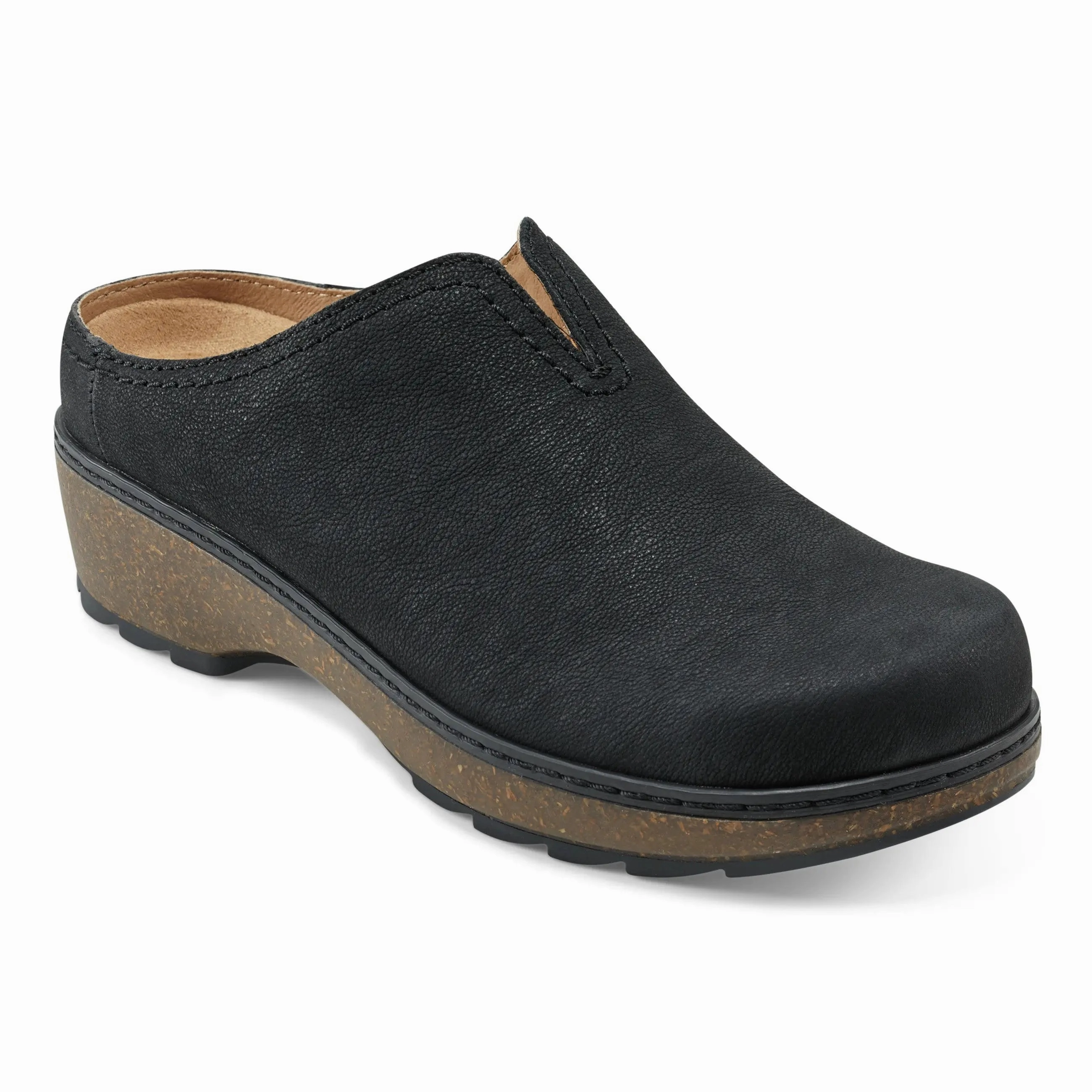 Kolia Round Toe Slip-on Casual Clogs Guard Steps Elastic