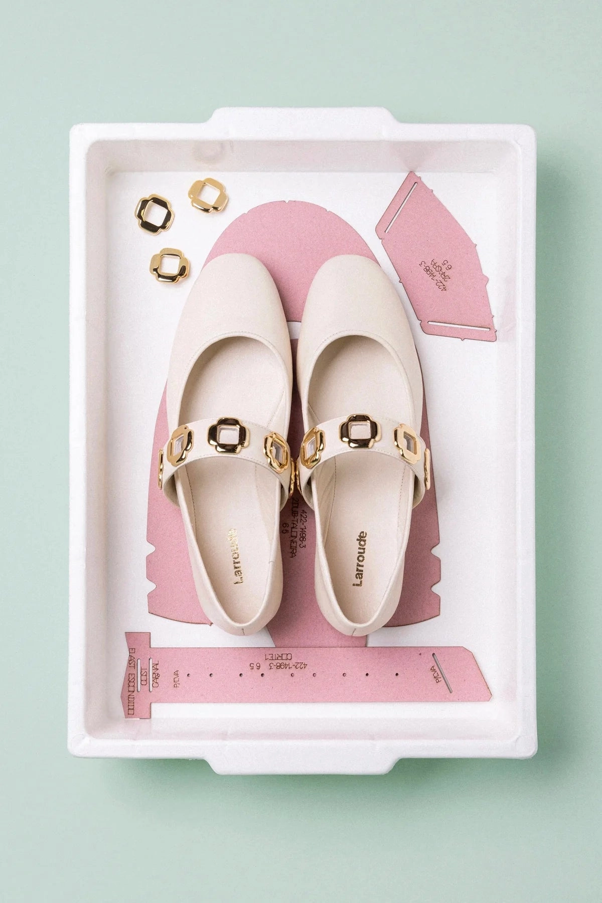 Milan Ballet Flat In Ivory Leather Style Meets Comfort Footwear
