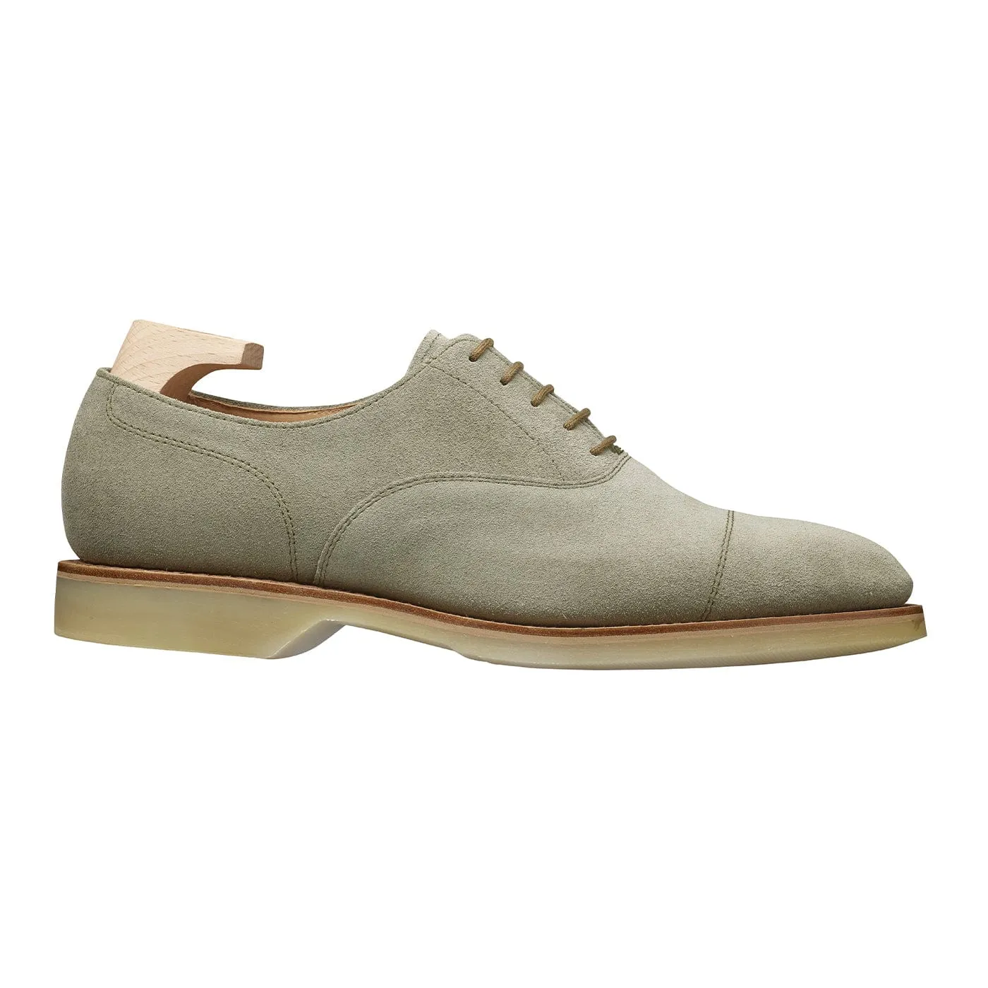 Low Impact Sole Geometry Tresco Pistachio Suede