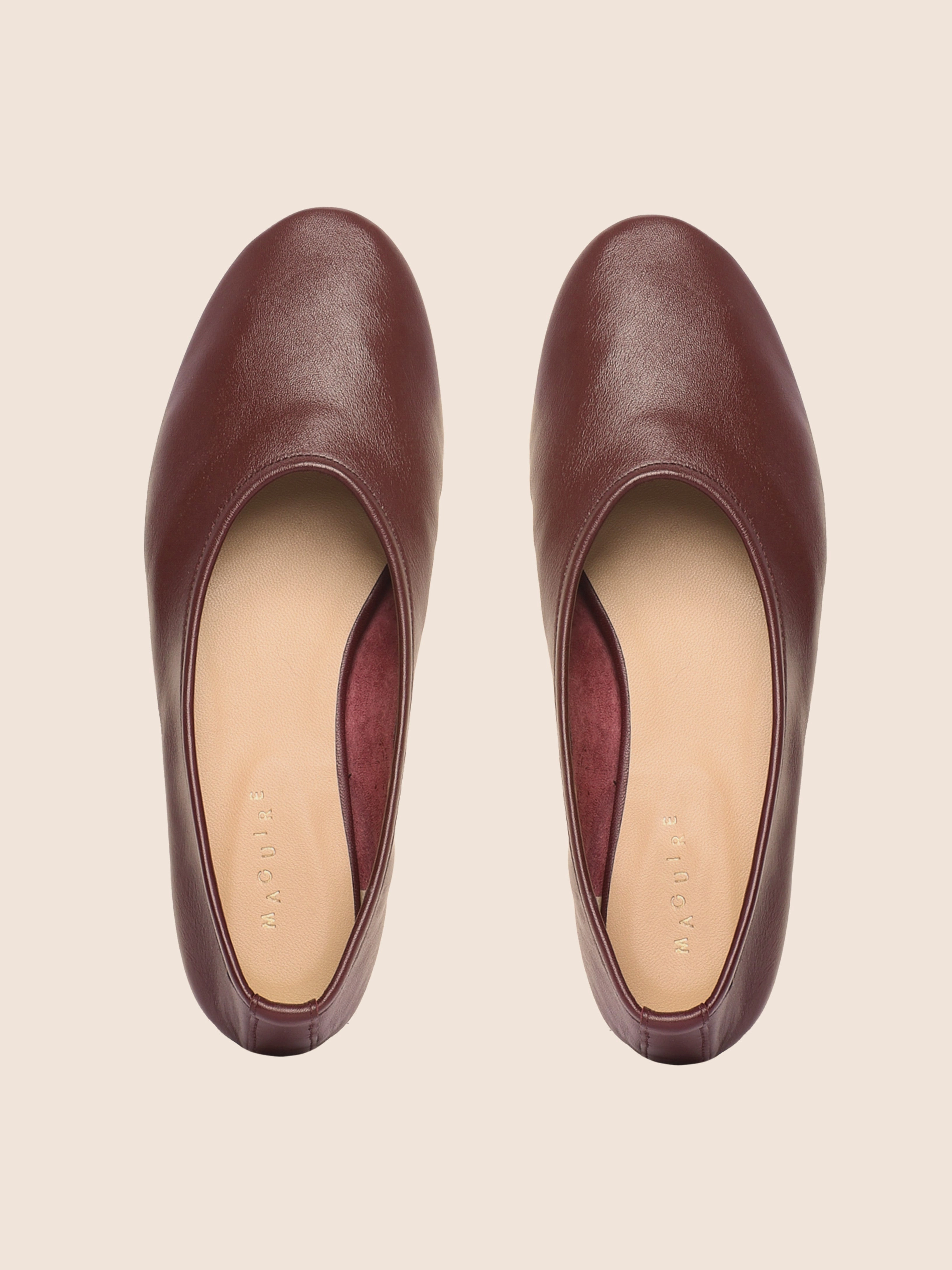 Style Seek Trofa Plum Ballerina