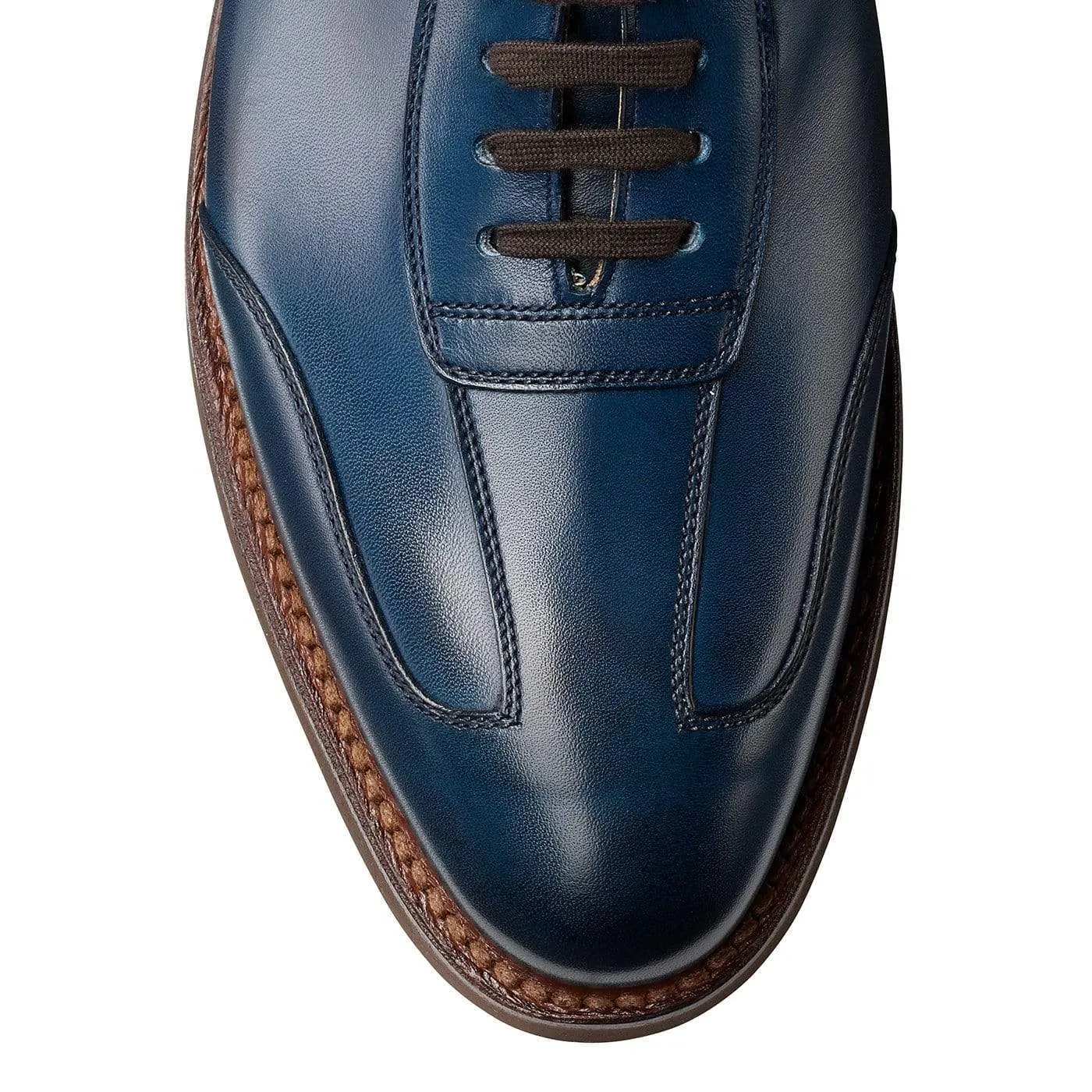 Knitted Warm Truro Blue Burnished Calf