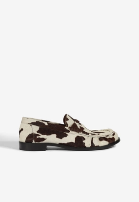 Tyche Calf Hair Flat Daily Walk Non Restrictive Fit