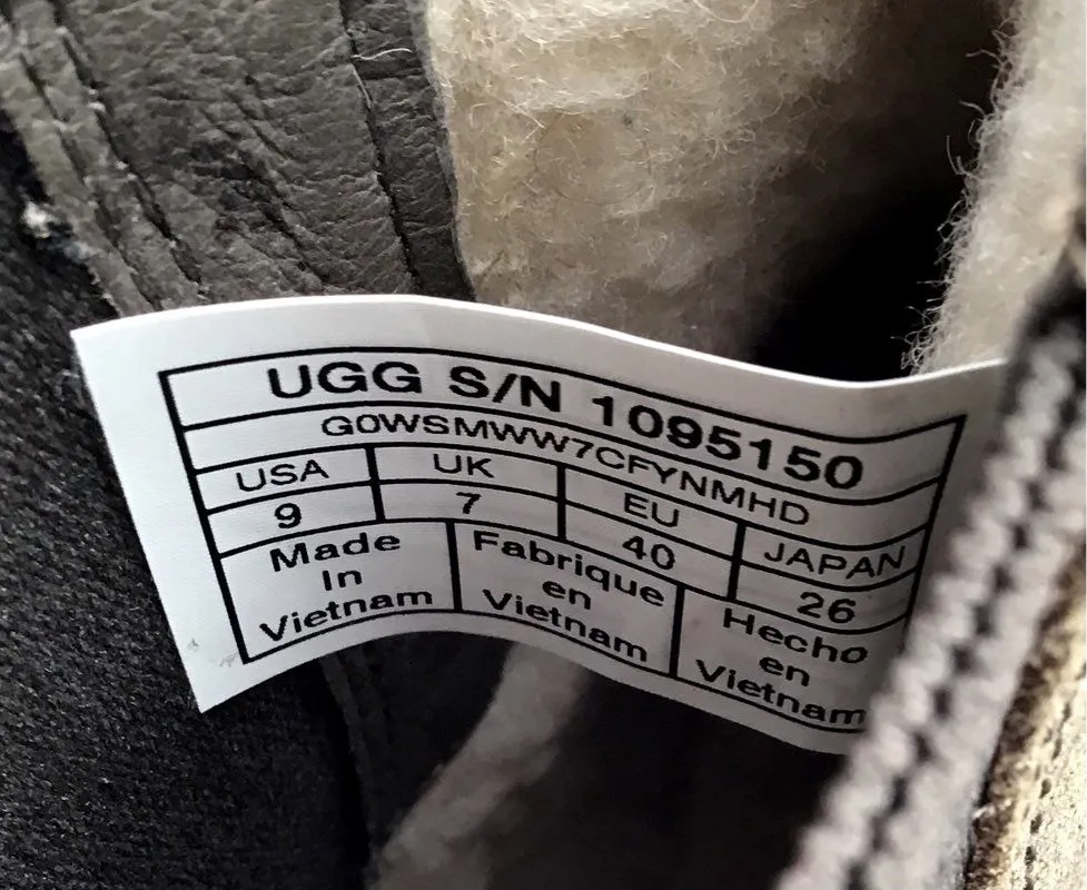 UGG Women's Bonham II 1095150 Brown Ankle Chelsea Boots - Size 9