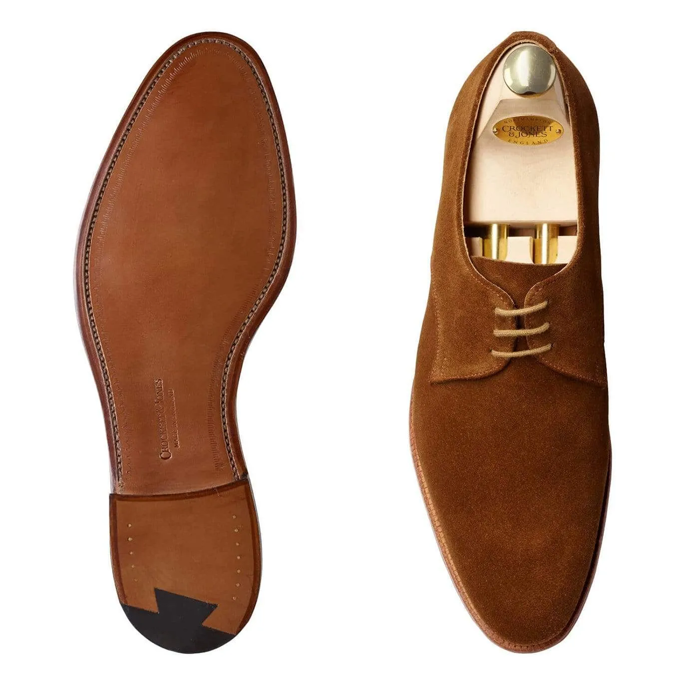 Newquay Snuff Suede Adjustable Lace Closure Play Mode