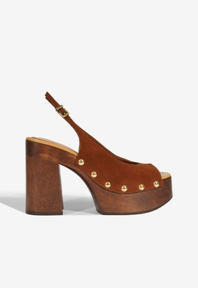 Rose Sling Platform Sandal Shock Absorbing Midsole Shock Guard