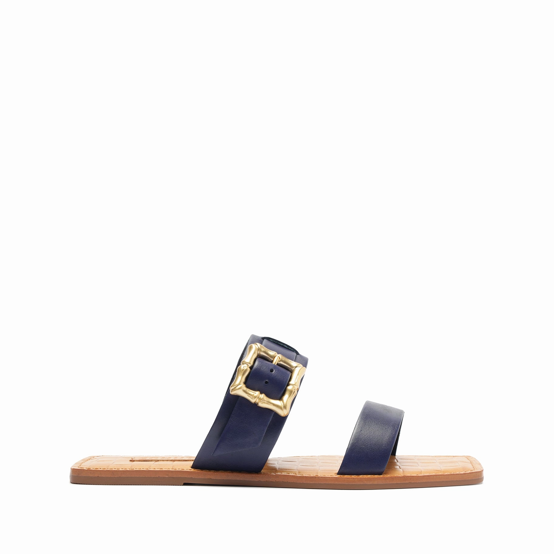 Wide Path Enola Double Leather Sandal