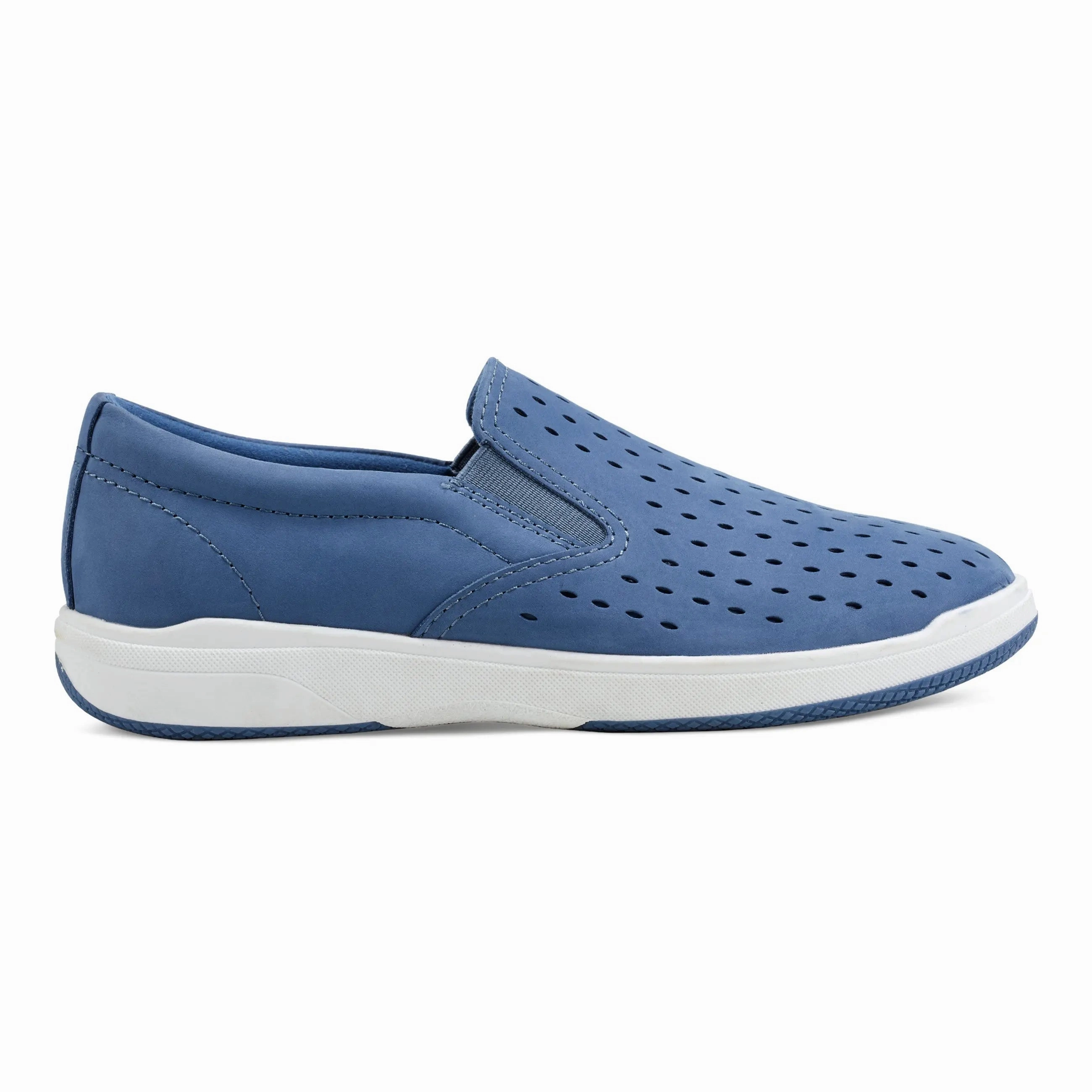 Nel Laser Cut Round Toe Casual Slip-on Sneakers Professional Mood Timeless Investment