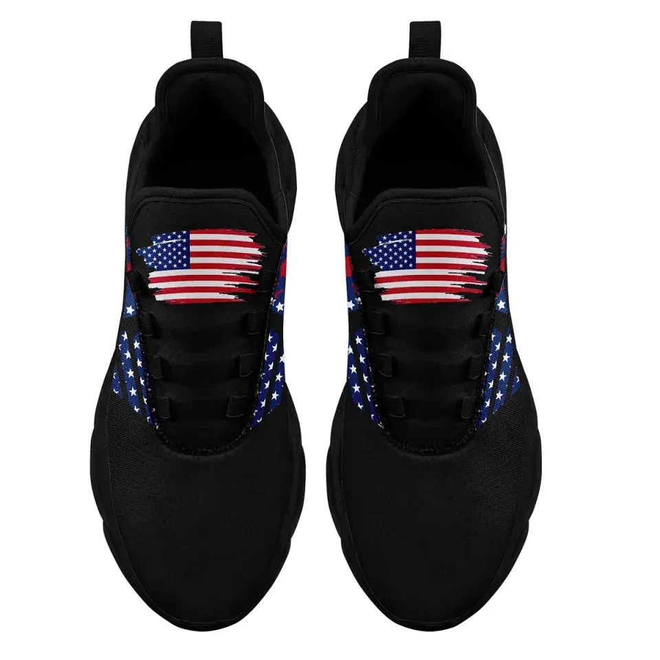 Unique Gift,Personalized Trump Fashion Sneakers, Custom Patriotic Trump Shoes, Breathable Maxsoul Shoes