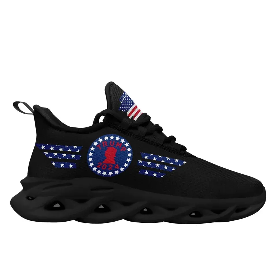 Unique Gift,Personalized Trump Fashion Sneakers, Custom Patriotic Trump Shoes, Breathable Maxsoul Shoes